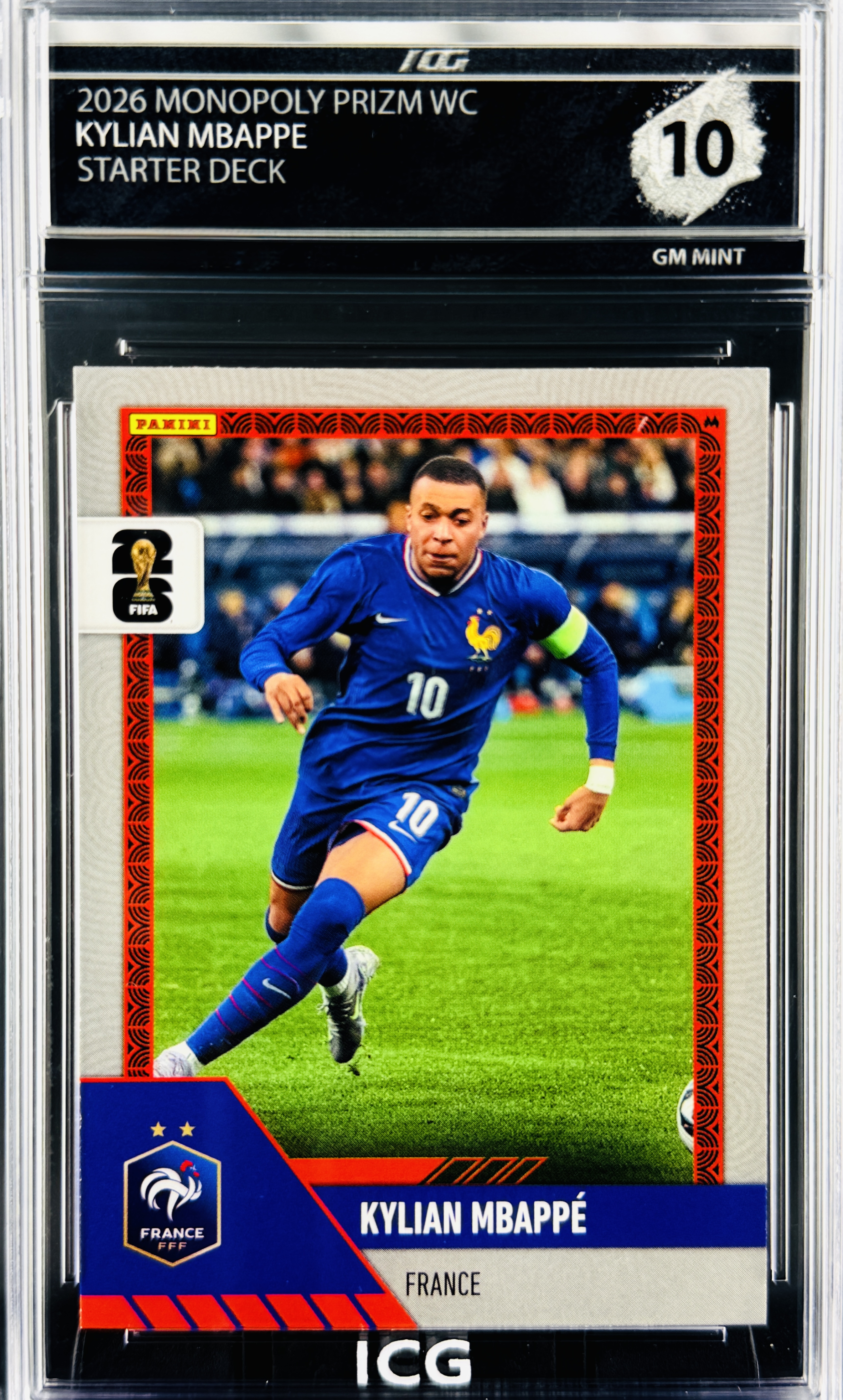 KYLIAN MBAPPE · 2026 MONOPOLY PRIZM WC · STARTER DECK