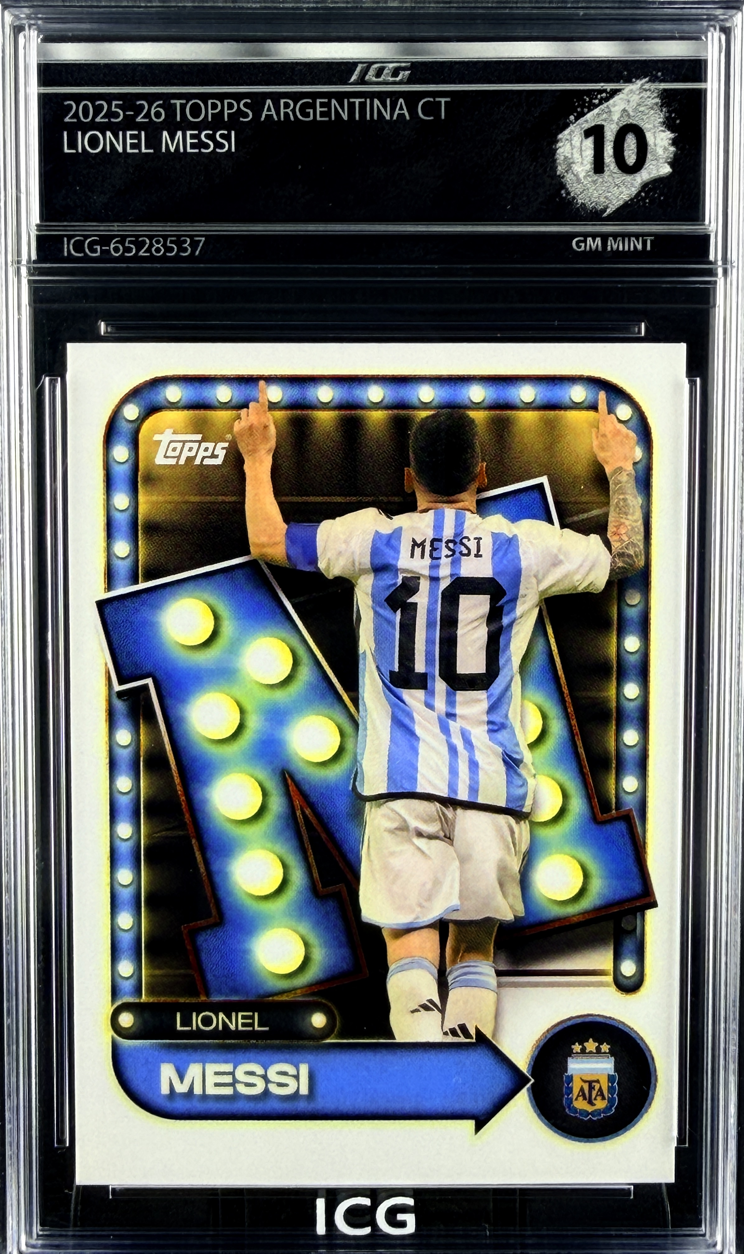 LIONEL MESSI · 2025-26 TOPPS ARGENTINA CT