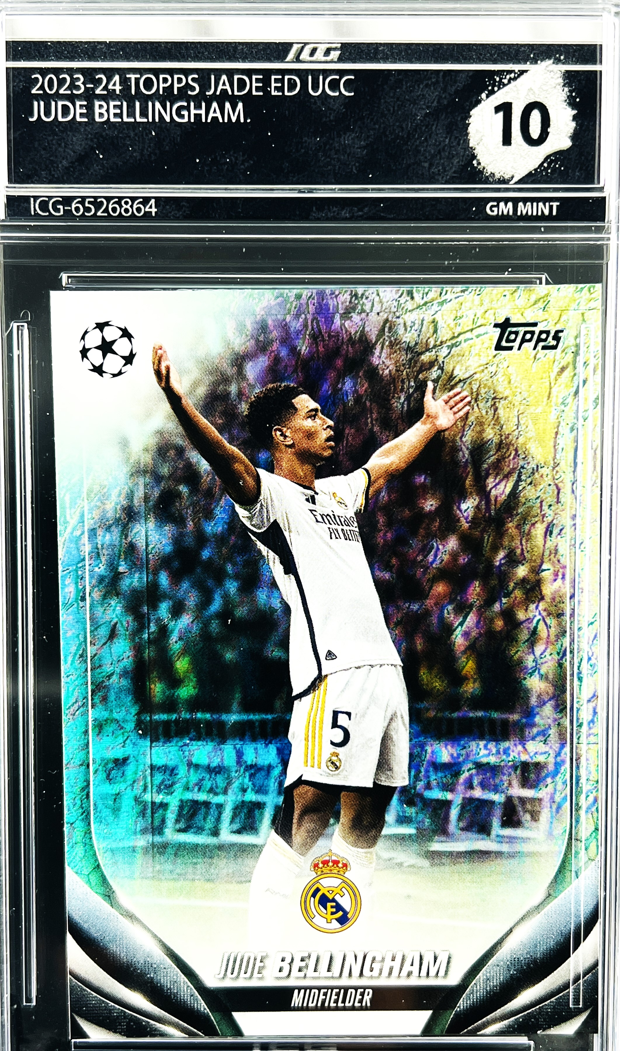 JUDE BELLINGHAM · 2023-24 TOPPS JADE ED UCC