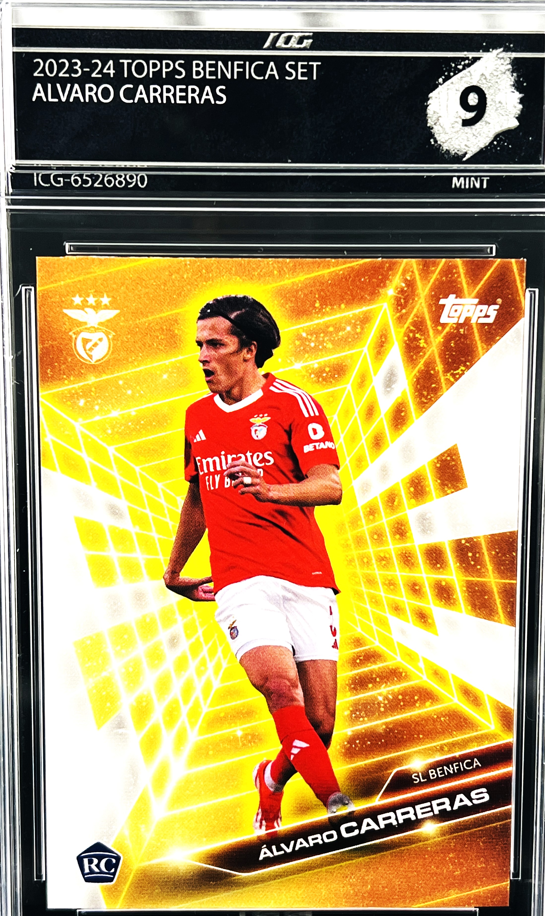 ALVARO CARRERAS · 2023-24 TOPPS BENFICA SET