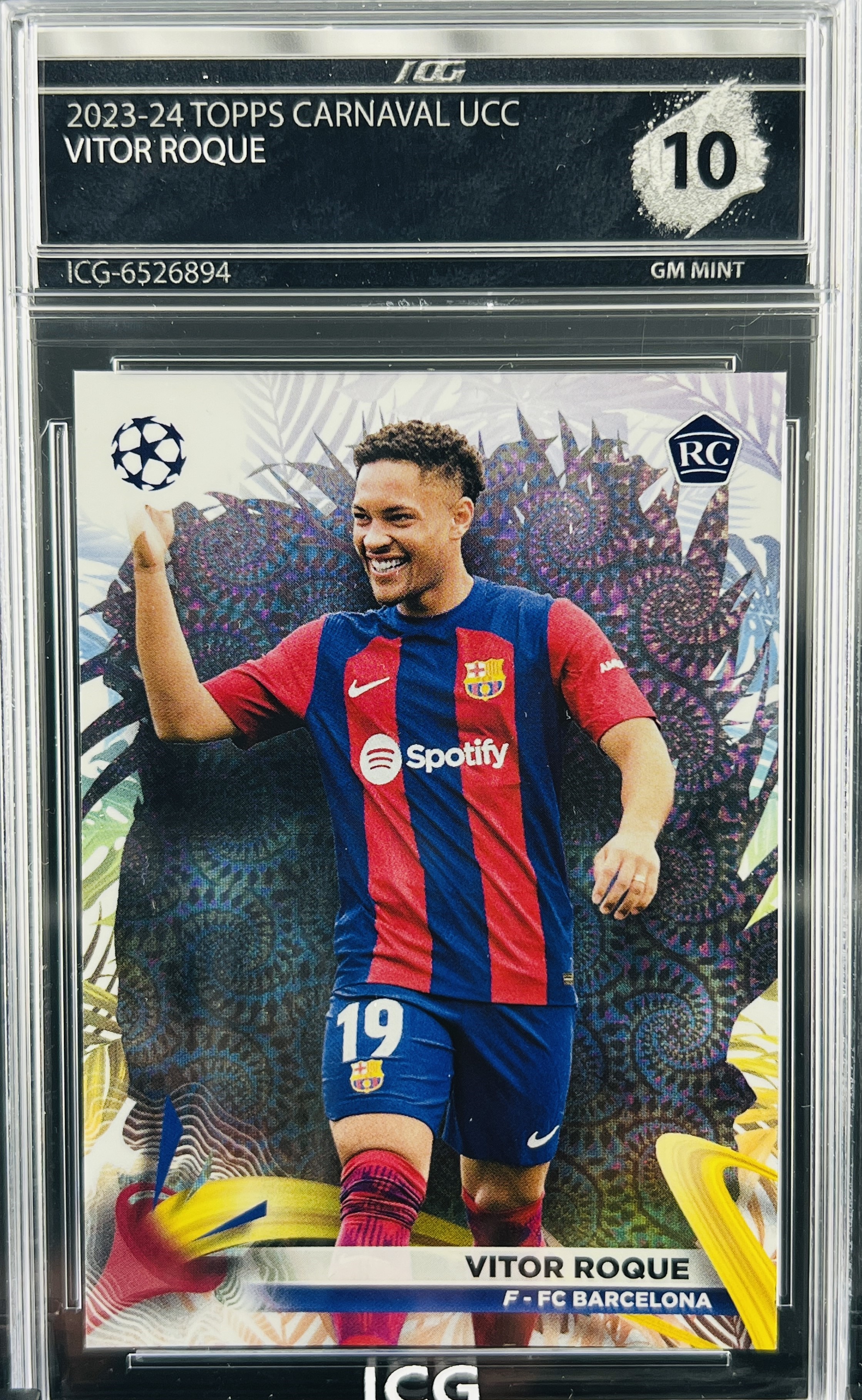 VITOR ROQUE · 2023-24 TOPPS CARNAVAL UCC
