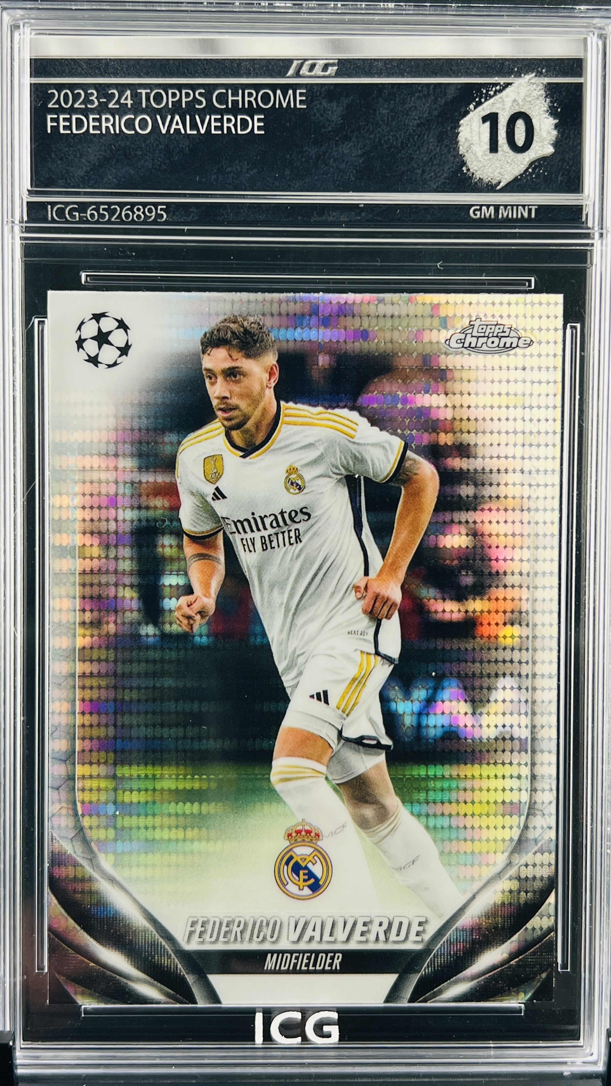 FEDERICO VALVERDE · 2023-24 TOPPS CHROME · PULSAR