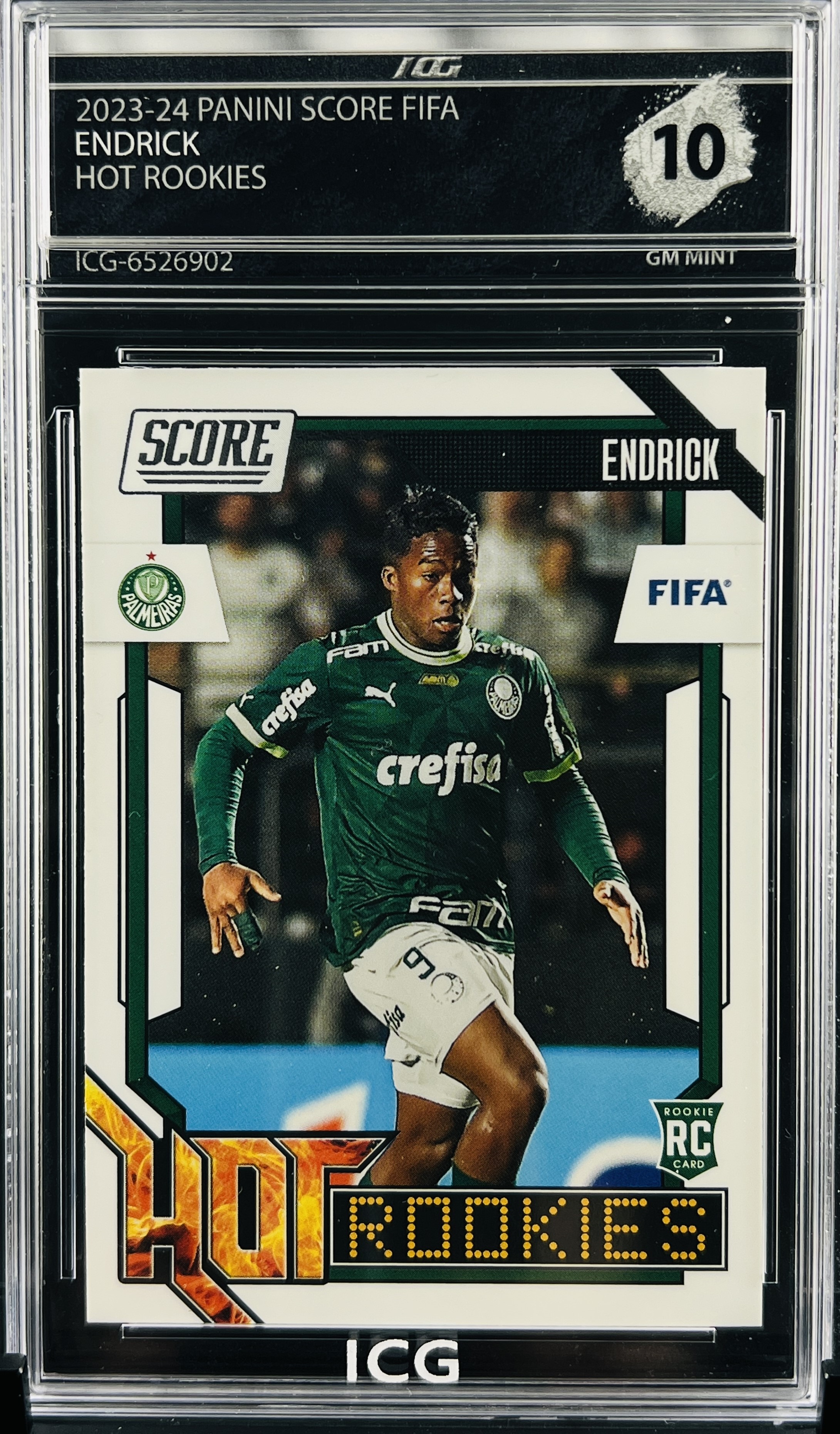 ENDRICK · 2023-23 PANINI SCORE FIFA · HOT ROOKIES