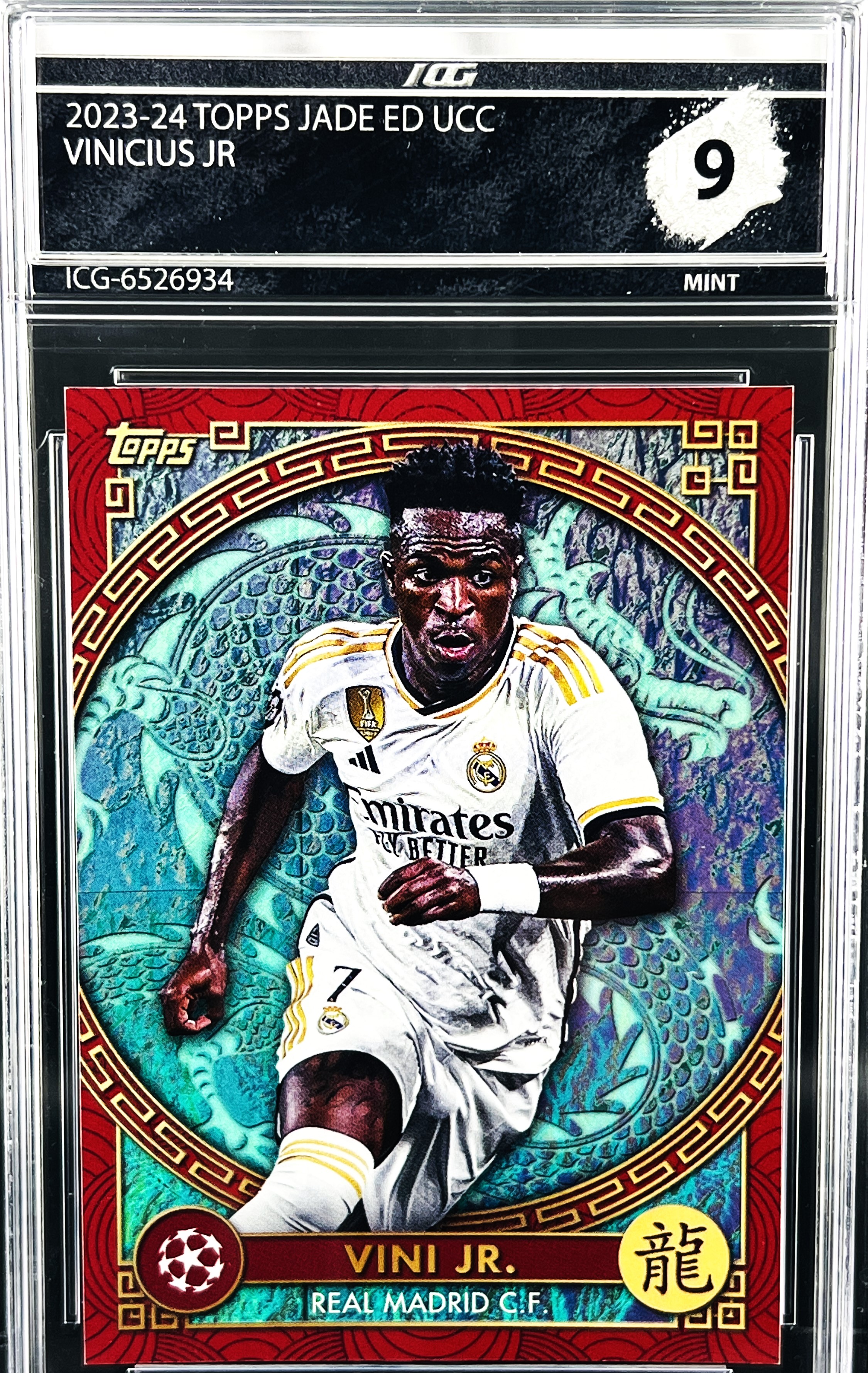 VINICIUS JR · 2023-24 TOPPS JADE ED UCC