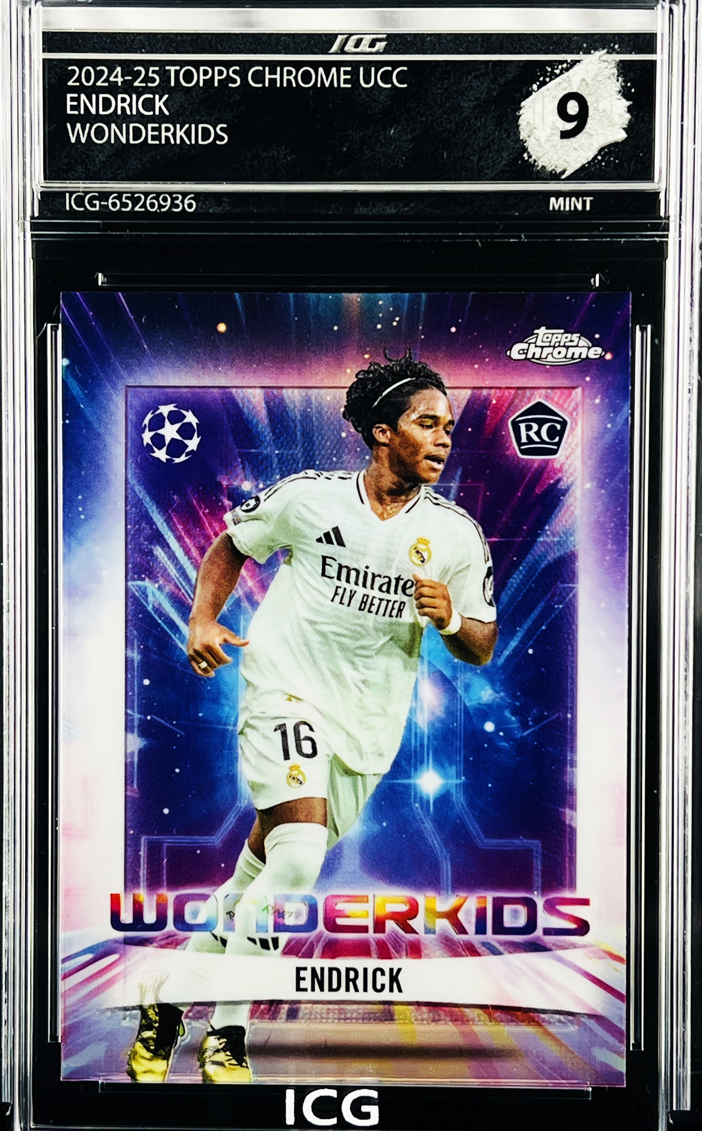 ENDRICK · 2024-25 TOPPS CHROME UCC · WONDERKIDS
