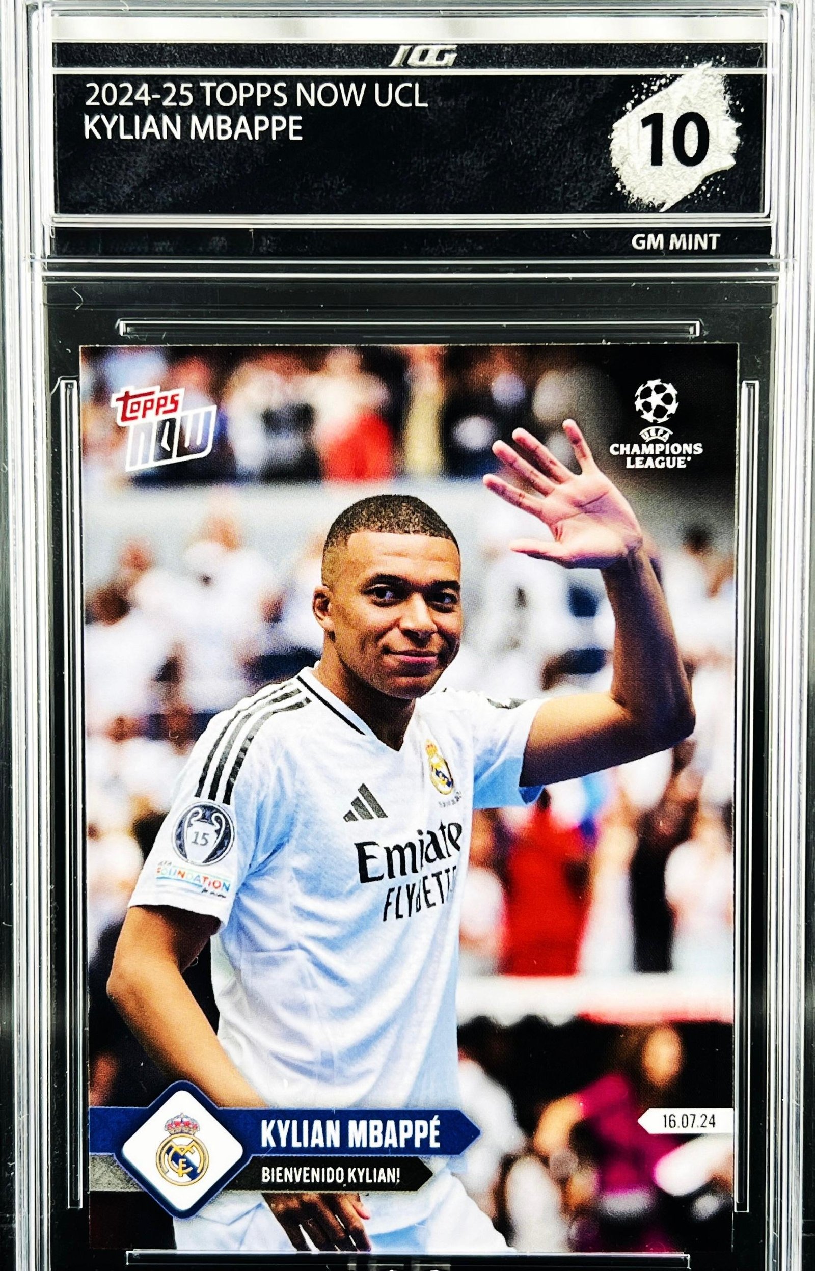 KYLIAN MBAPPE · 2024-25 TOPPS NOW UCL