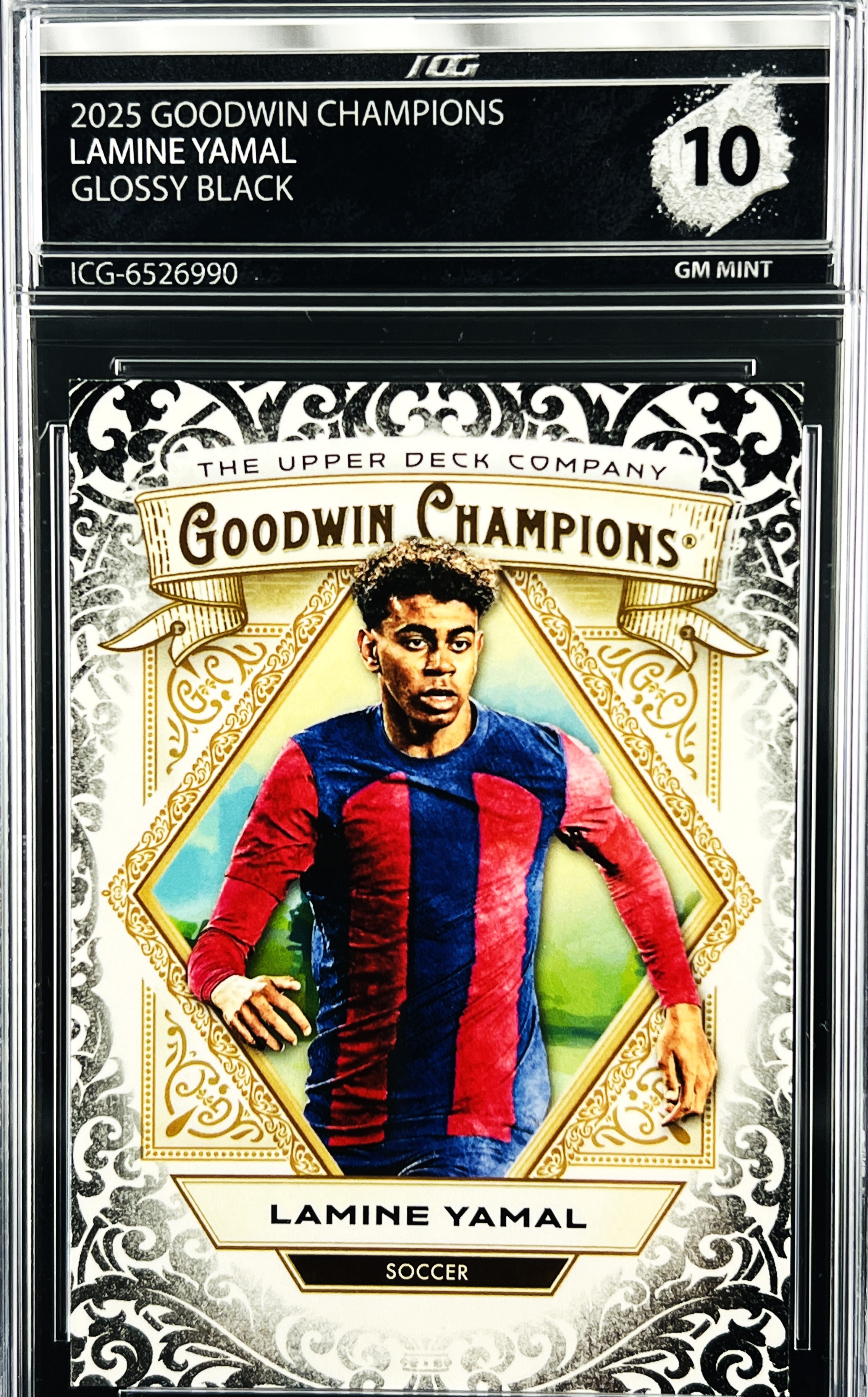 LAMINE YAMAL · 2025 GOODWIN CHAMPIONS · GLOSSY BLACK
