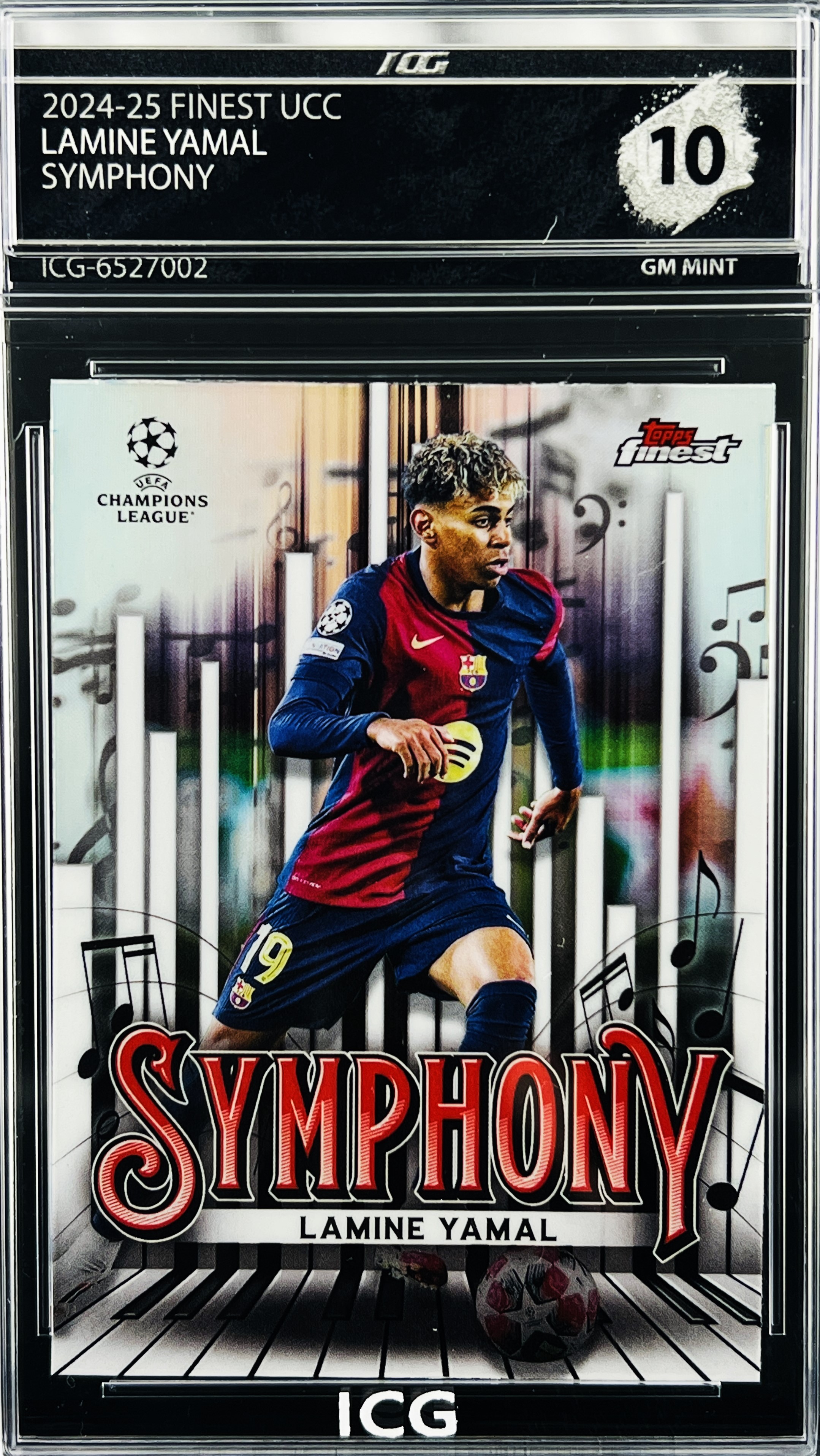 LAMINE YAMAL · 2024-25 FINEST UCC · SYMPHONY