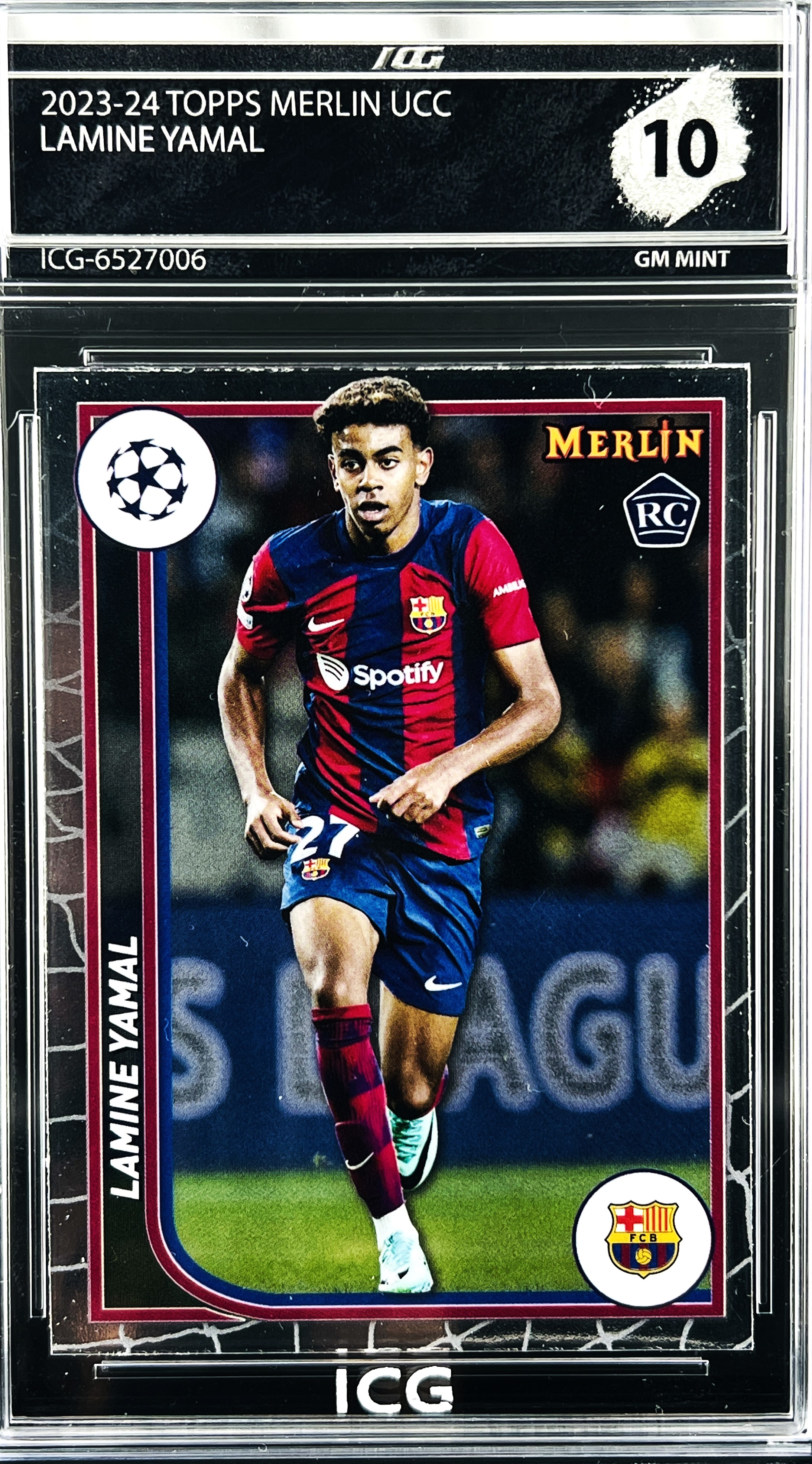 LAMINE YAMAL · 2023-24 TOPPS MERLIN UCC