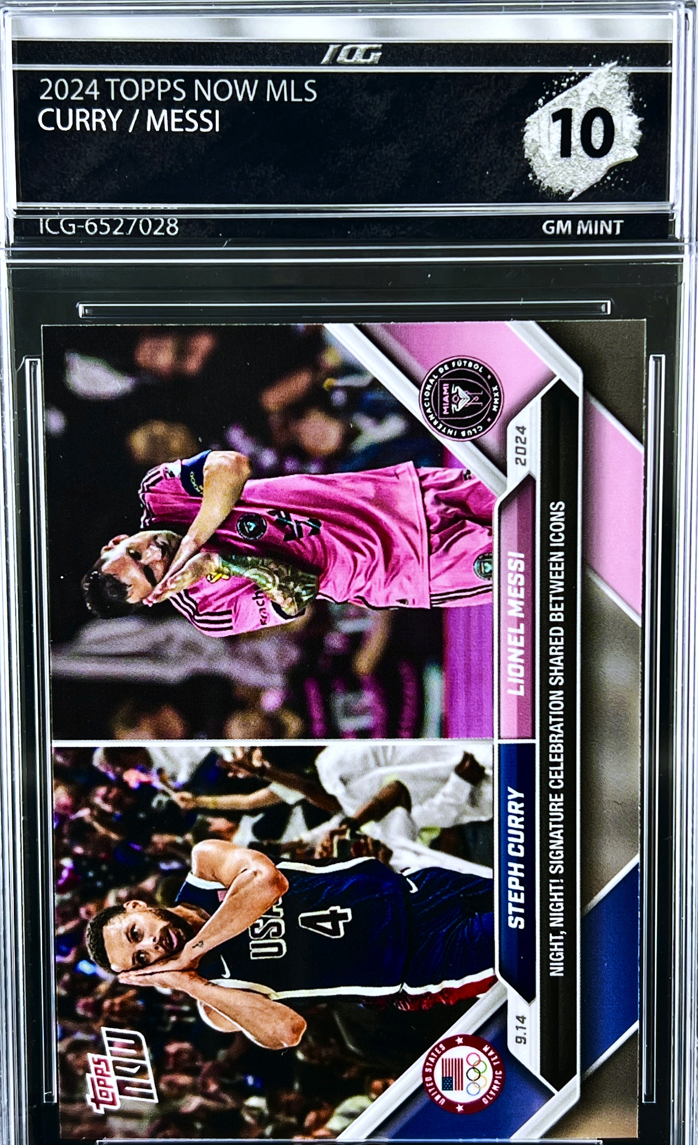 CURRY / MESSI · 2024 TOPPS NOW MLS