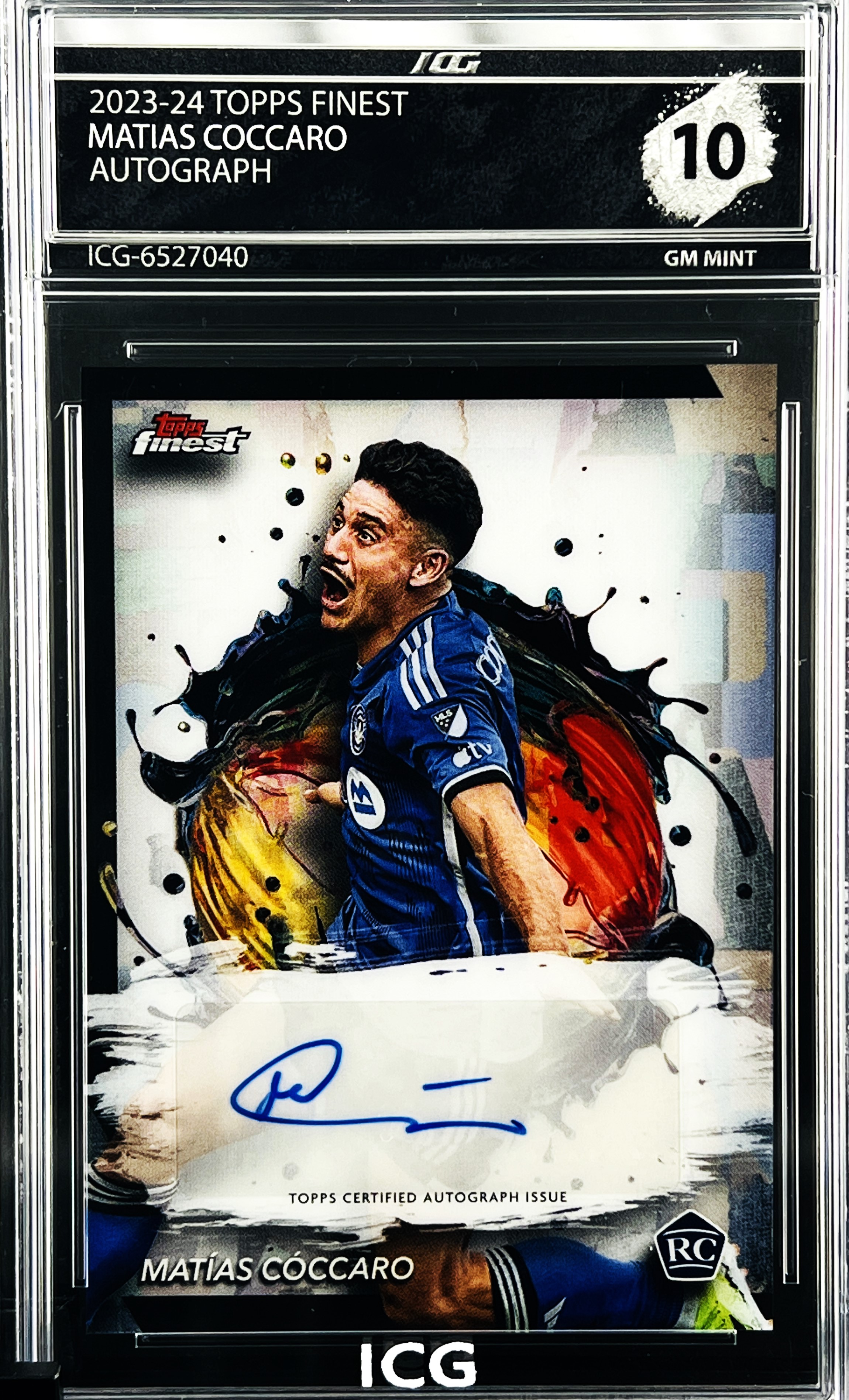 MATIAS COCCARO · 2023-24 TOPPS FINEST