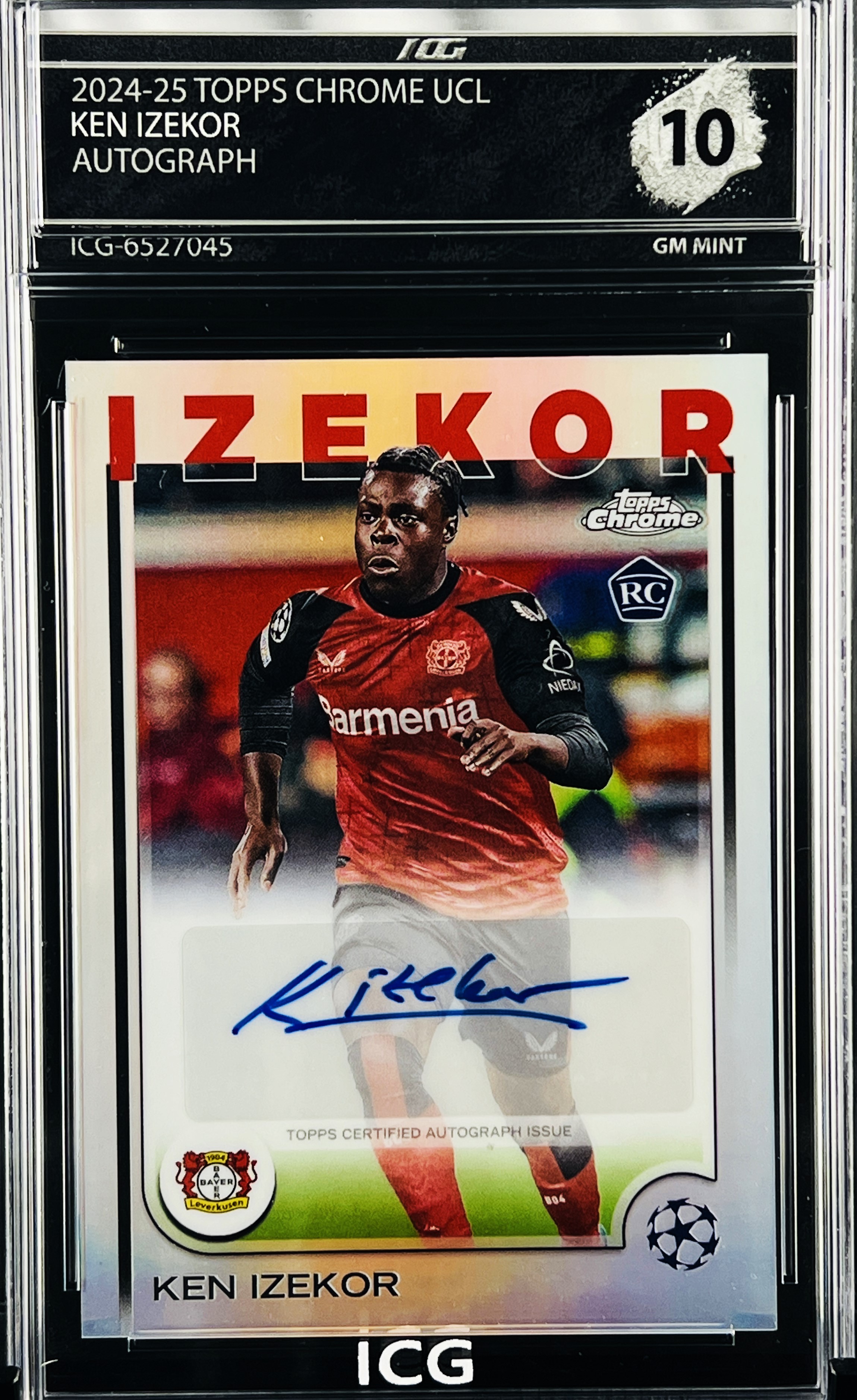 KEN IZEKOR · 2024-25 TOPPS CHROME UCL