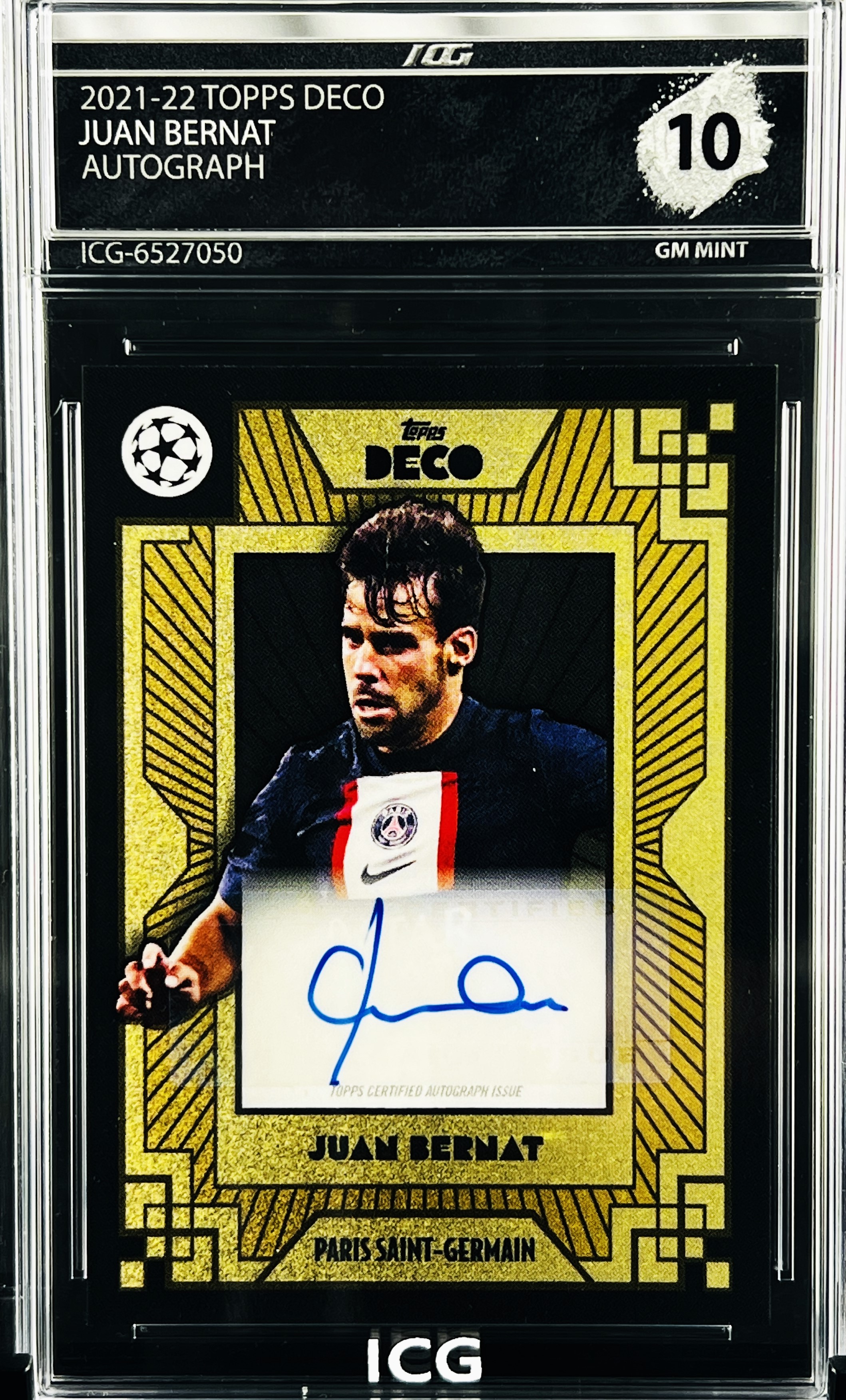 JUAN BERNAT · 2021-22 TOPPS DECO