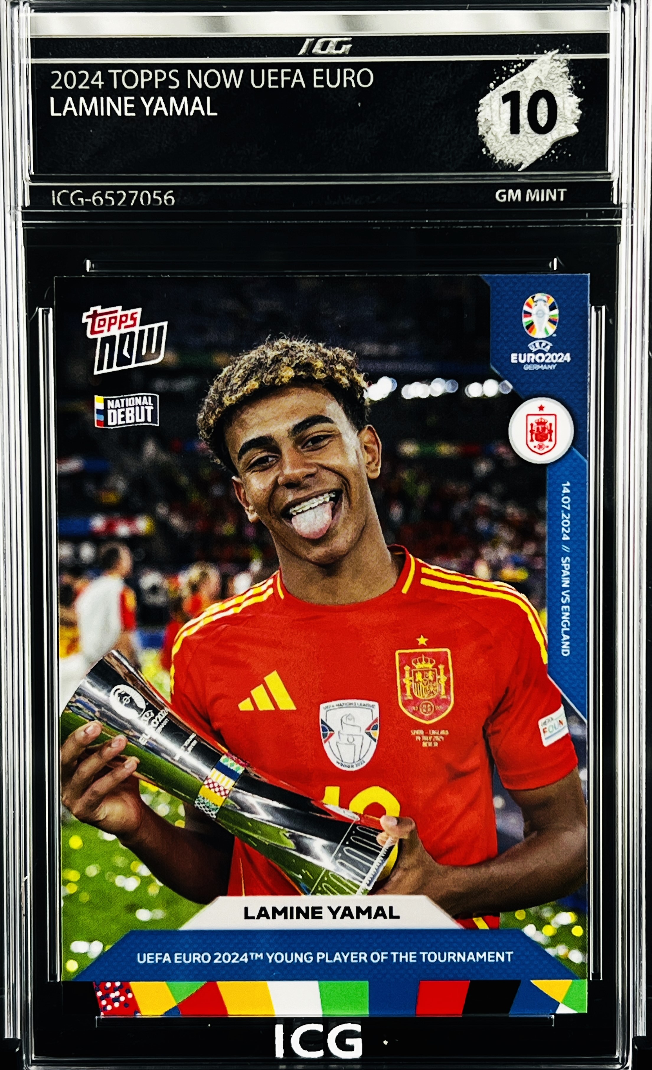 LAMINE YAMAL · 2024 TOPPS NOW UEFA EURO