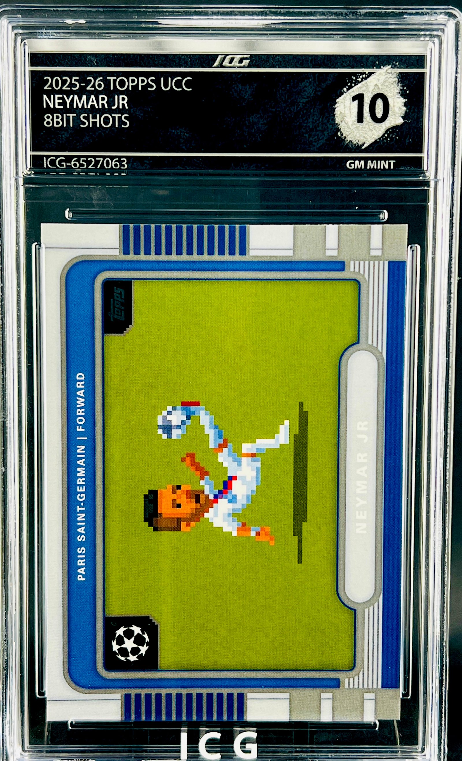 NEYMAR JR · 2025-26 TOPPS UCC · 8BIT SHOTS