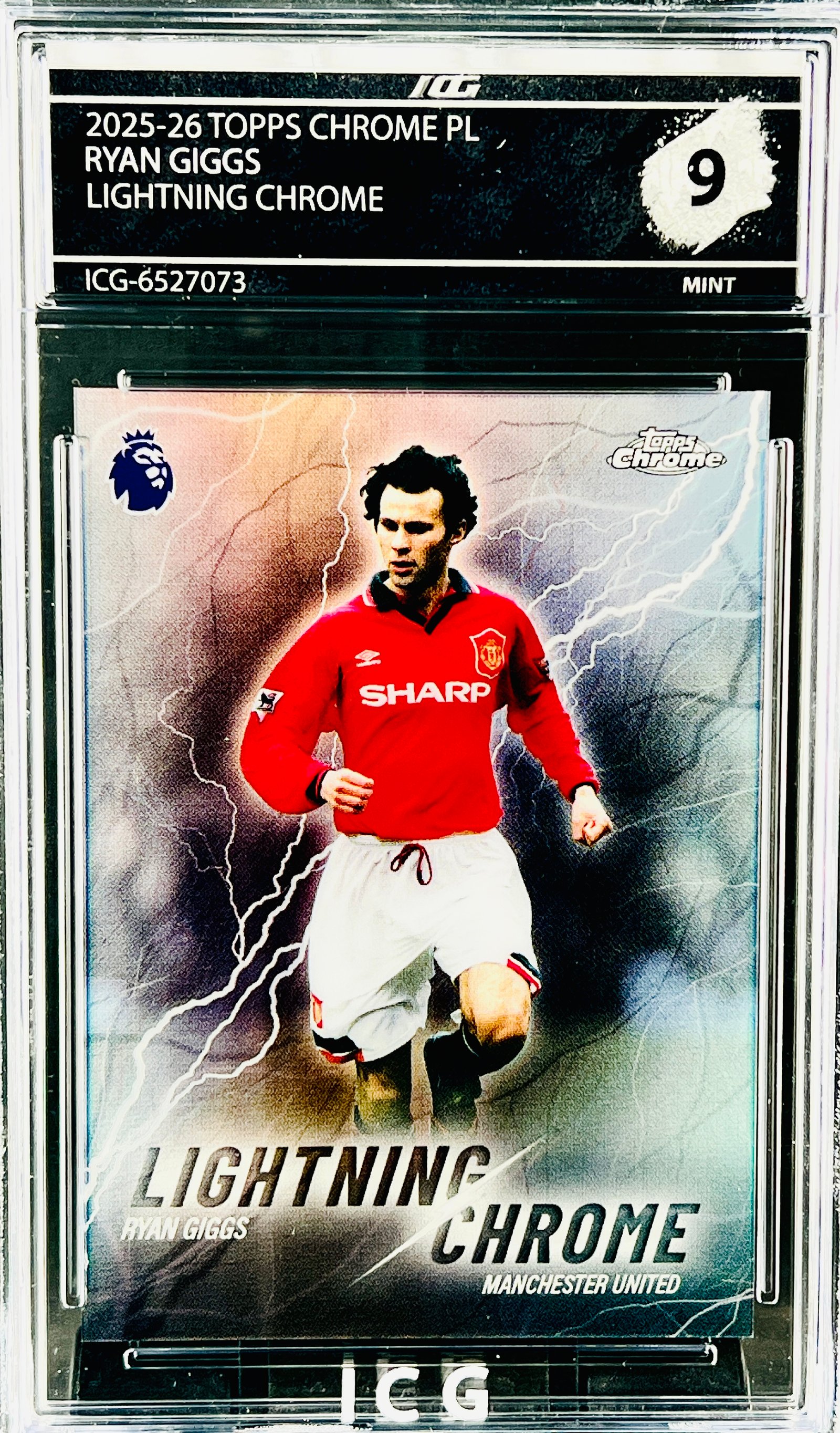 RYAN GIGGS · 2025-26 TOPPS CHROME PL · LIGHTNING CHROME