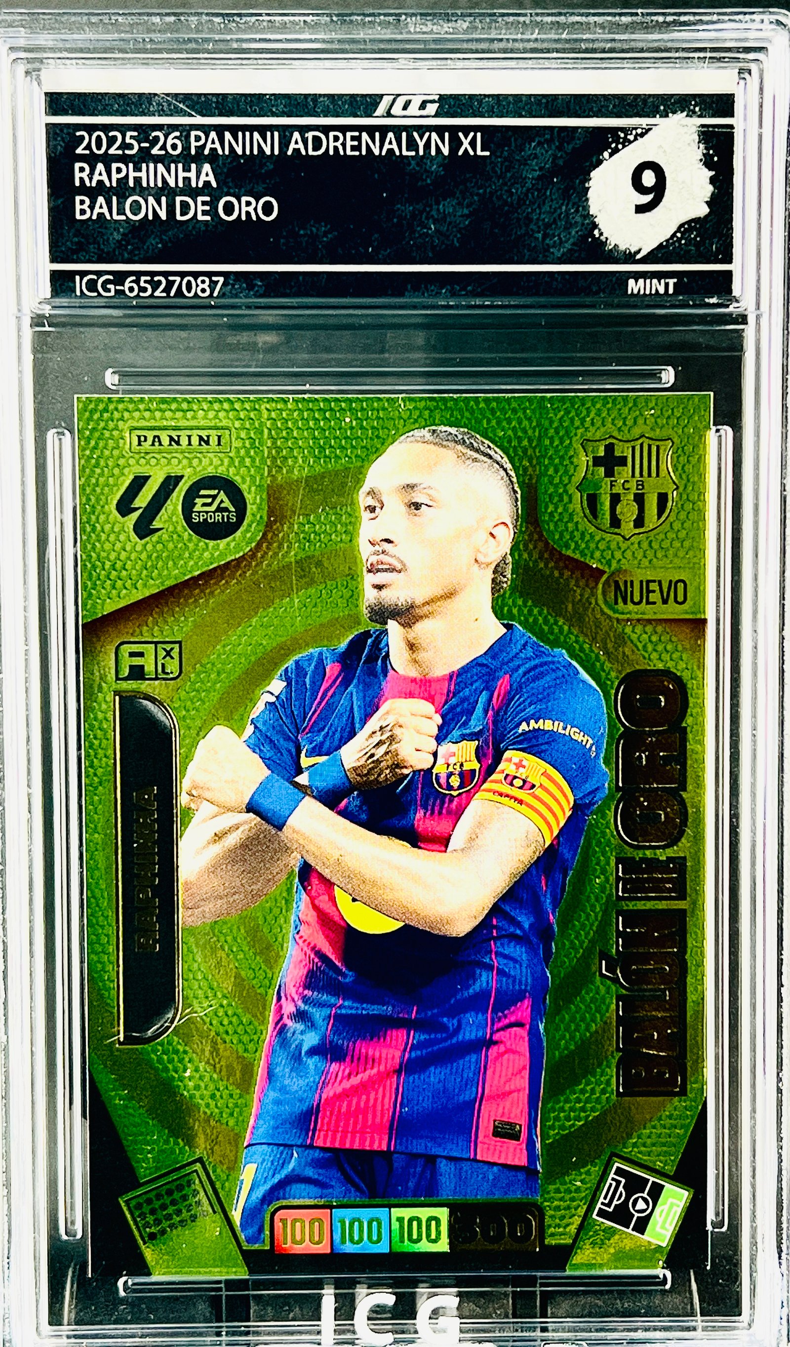RAPHINHA · 2025-26 PANINI ADRENALYN XL · BALON DE ORO
