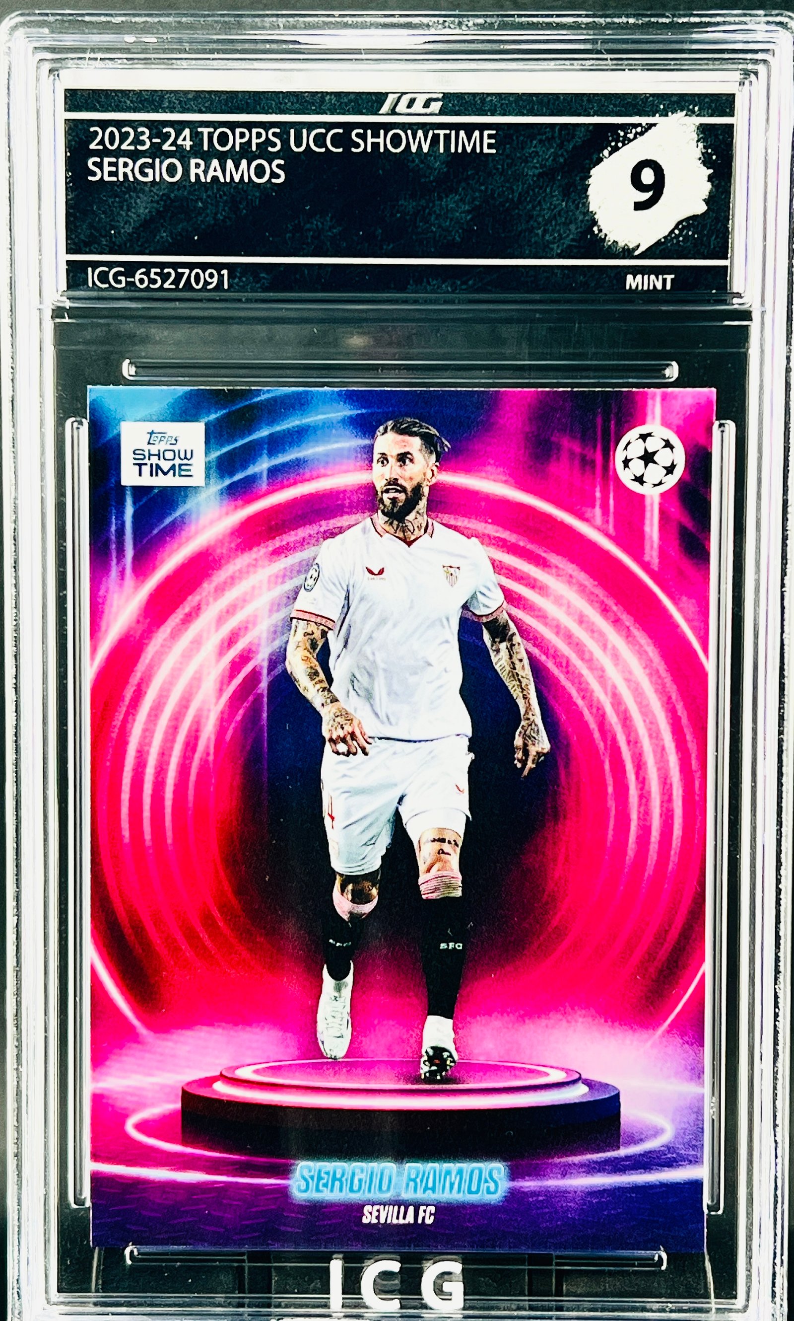 SERGIO RAMOS · 2023-24 TOPPS UCC SHOWTIME