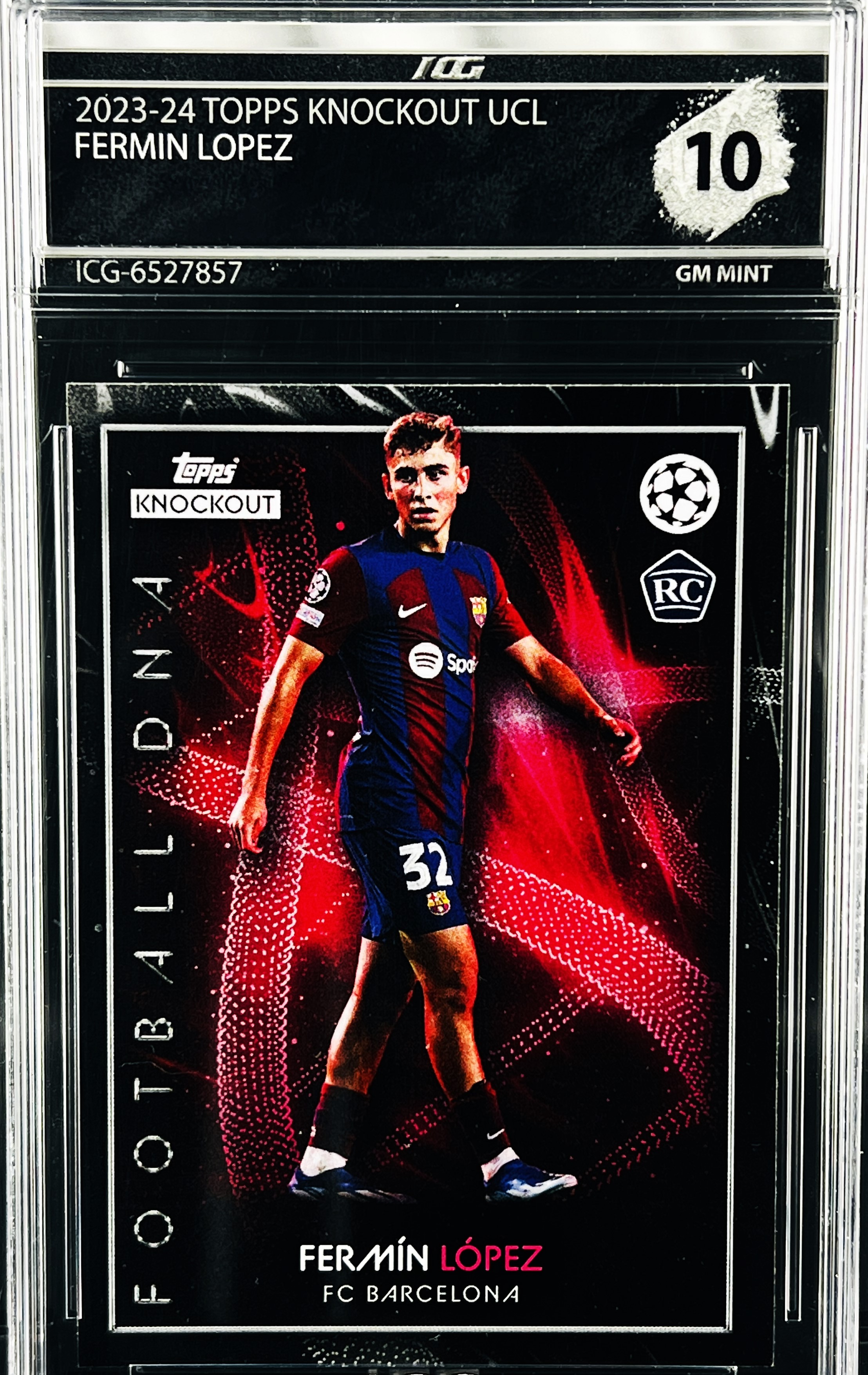FERMIN LOPEZ · 2023-24 TOPPS KNOCKOUT UCL