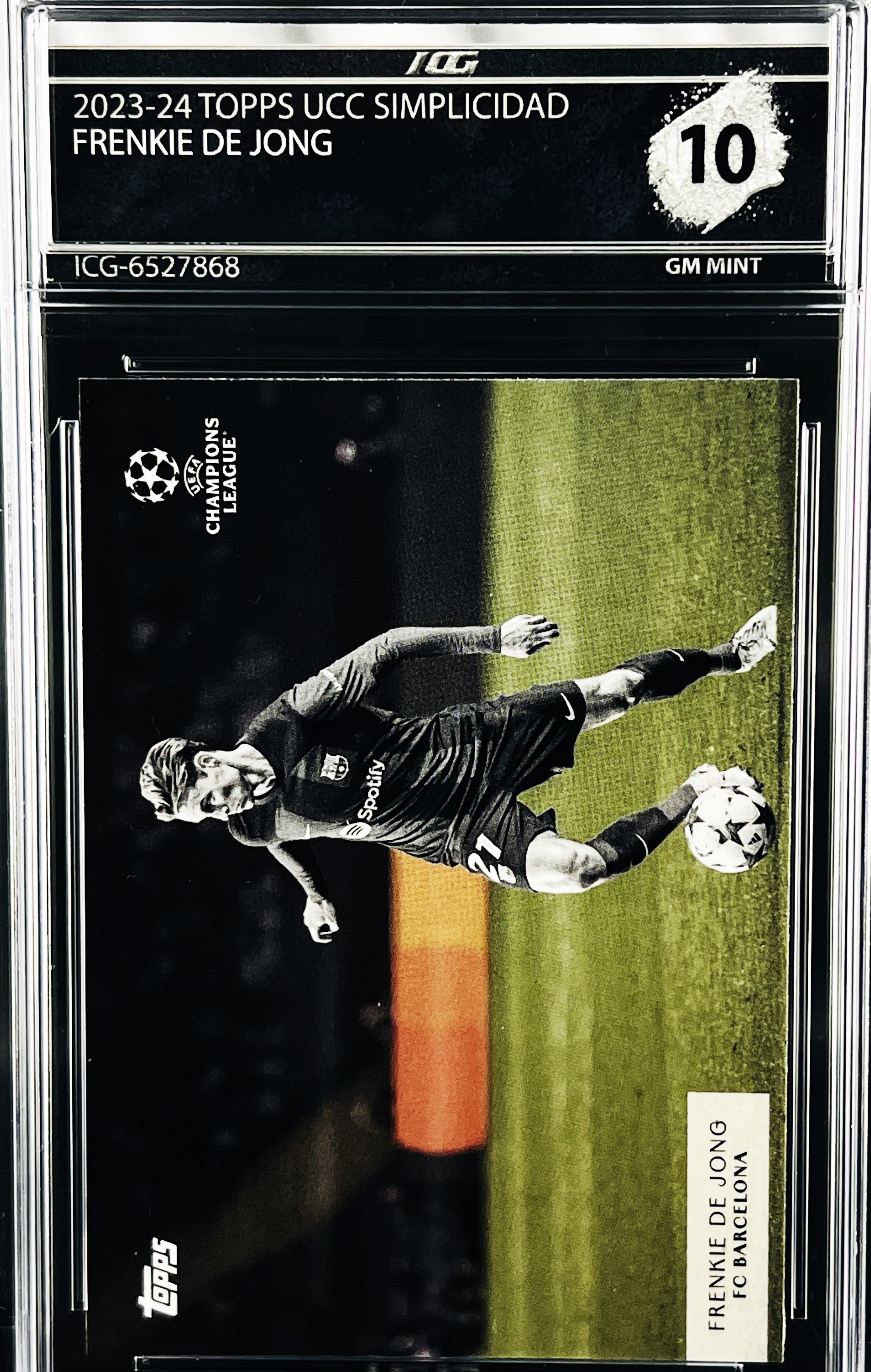 FRENKIE DE JONG · 2023-24 TOPPS UCC SIMPLICIDAD