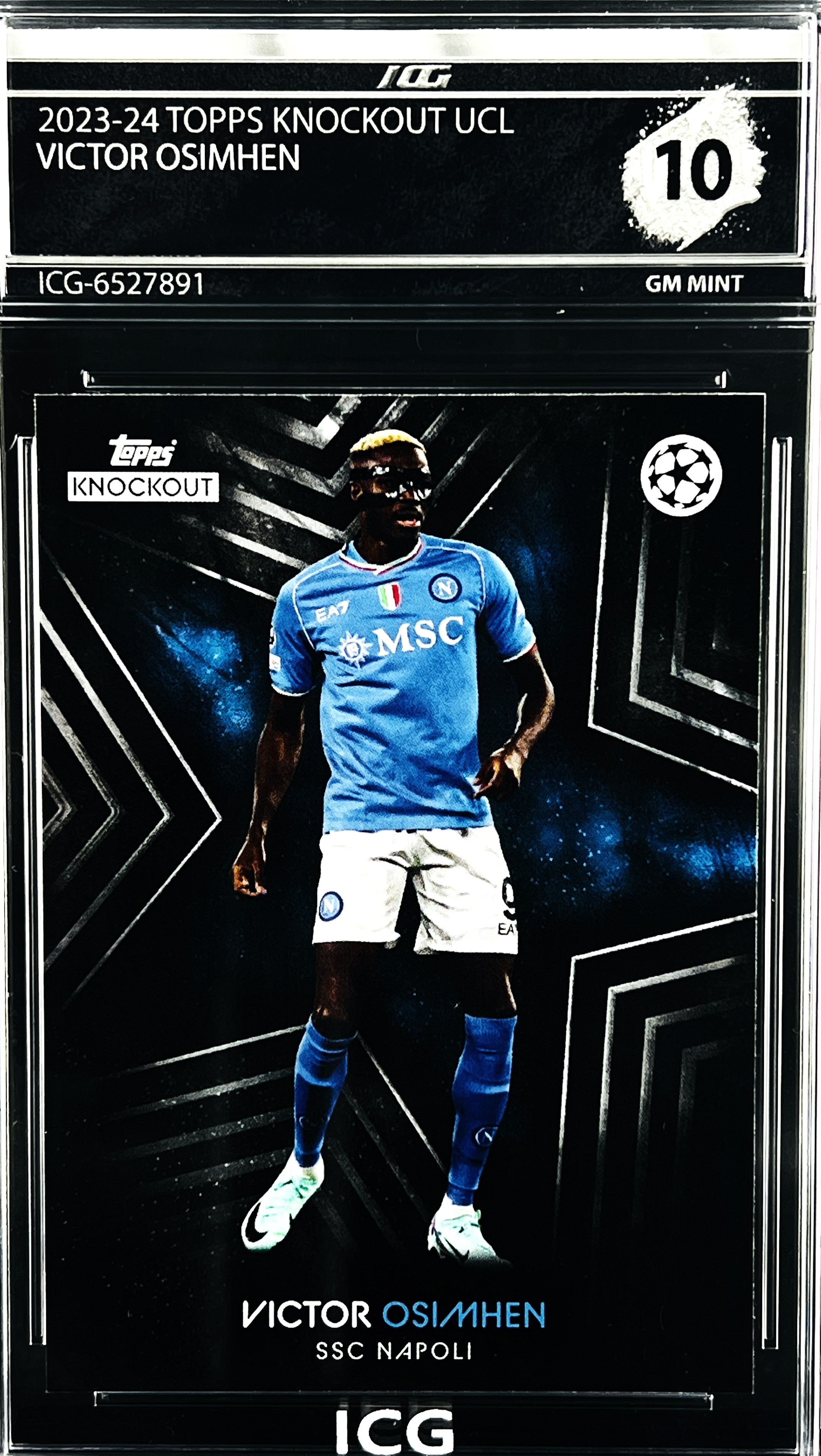 VICTOR OSIMHEN · 2023-24 TOPPS KNOCKOUT UCL