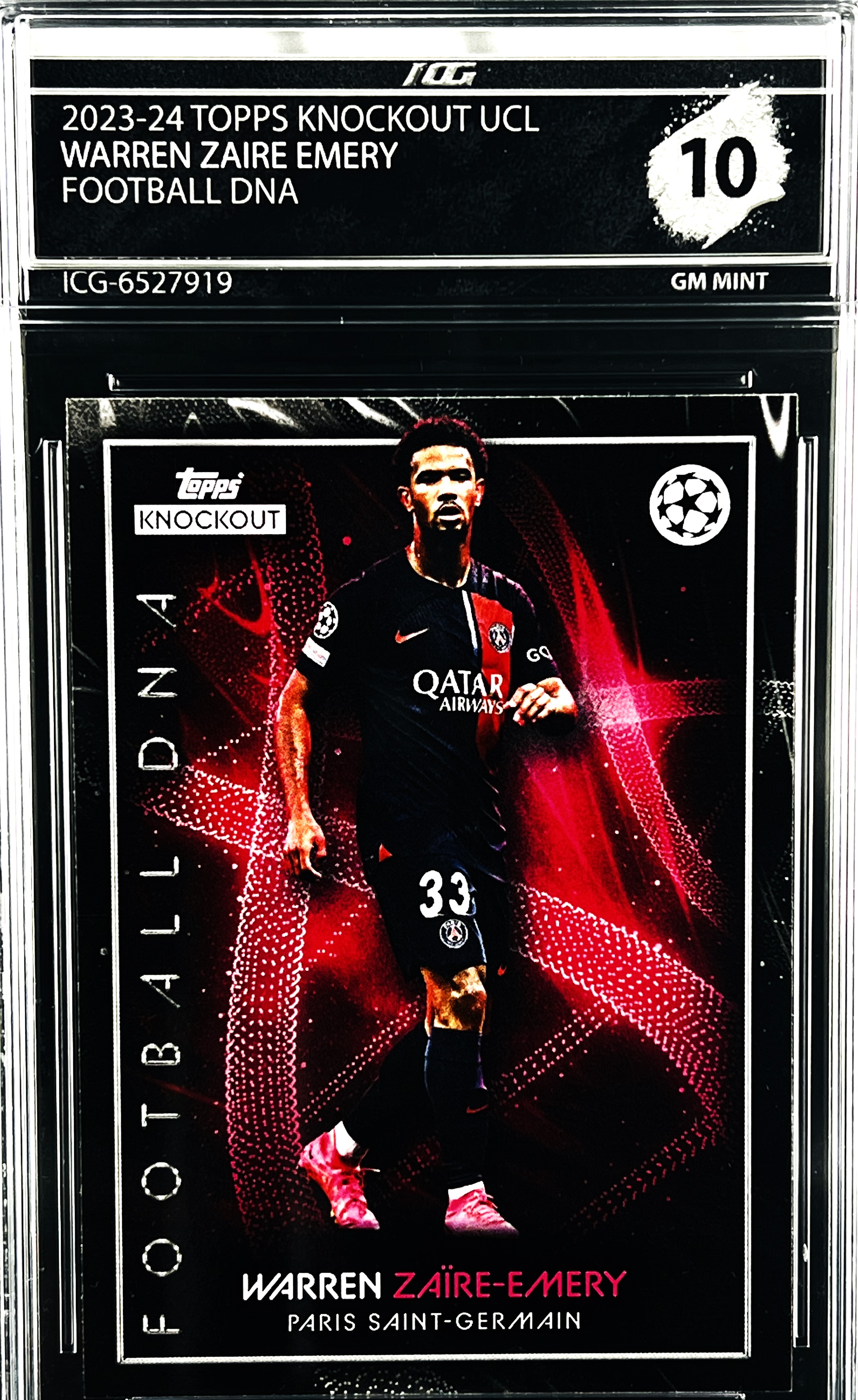 WARREN ZAIRE EMERY · 2023-24 TOPPS KNOCKOUT UCL · FOOTBALL DNA