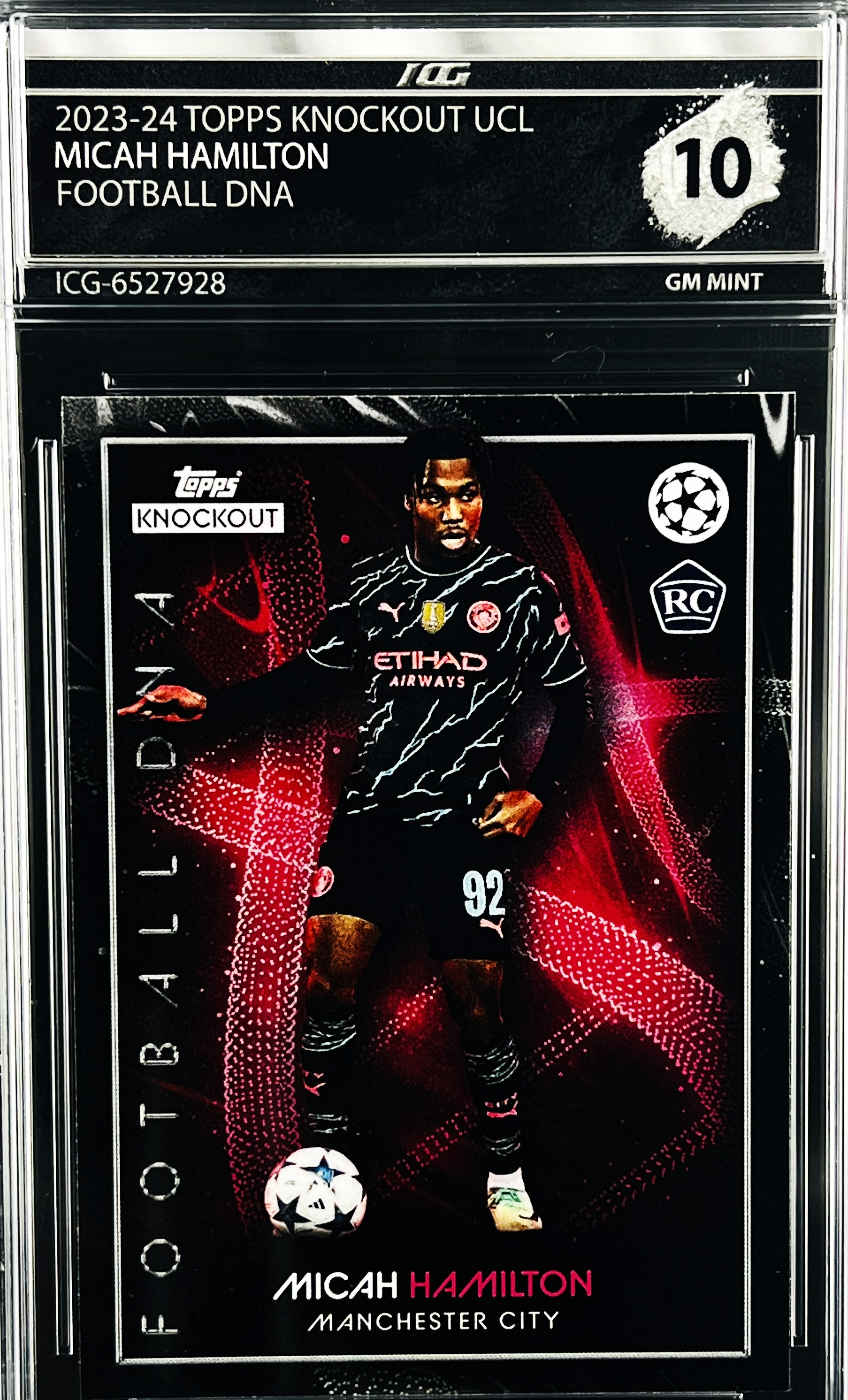 MICAH HAMILTON · 2023-24 TOPPS KNOCKOUT UCL · FOOTBALL DNA