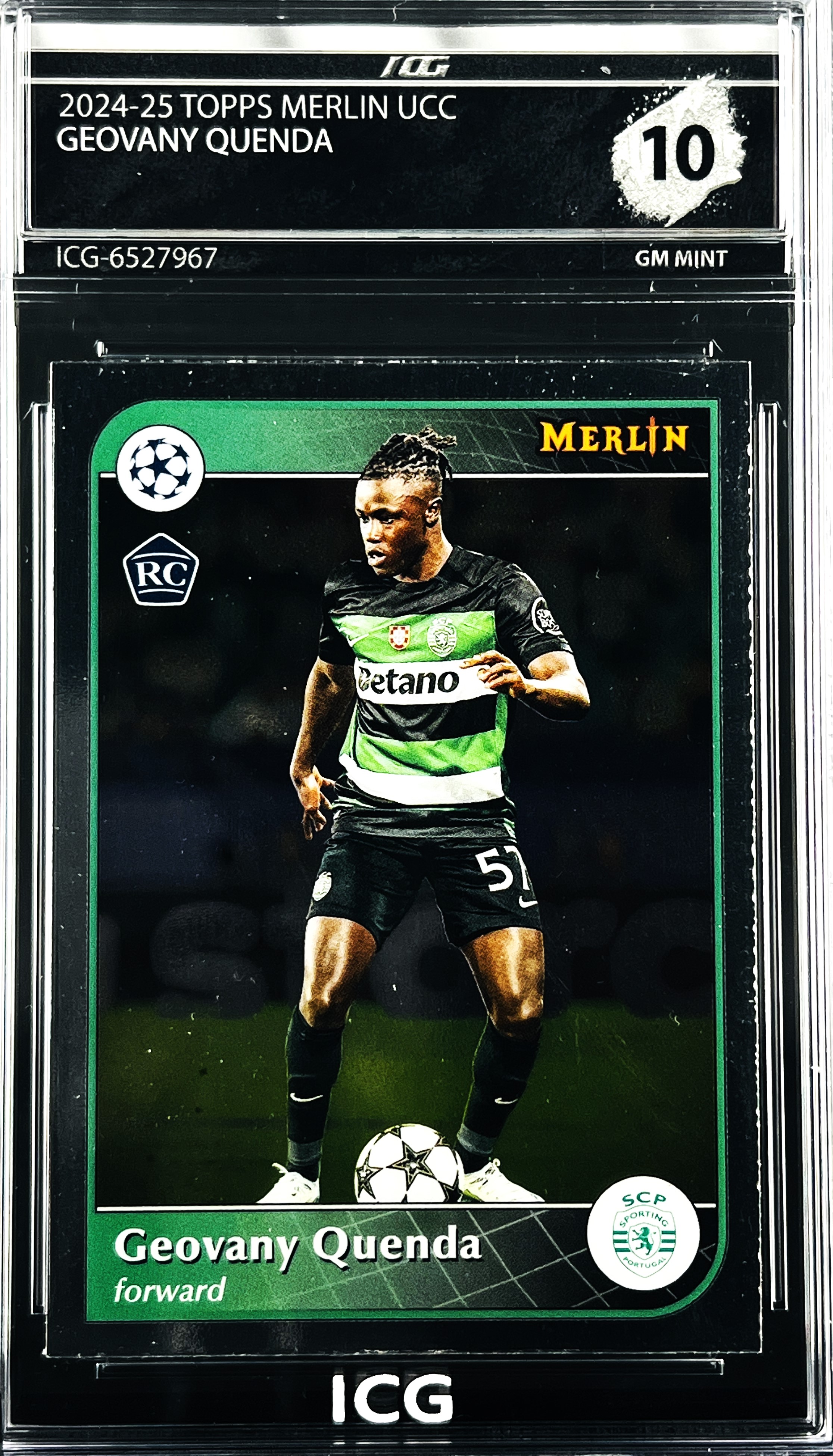 GEOVANY QUENDA · 2024-25 TOPPS MERLIN UCC
