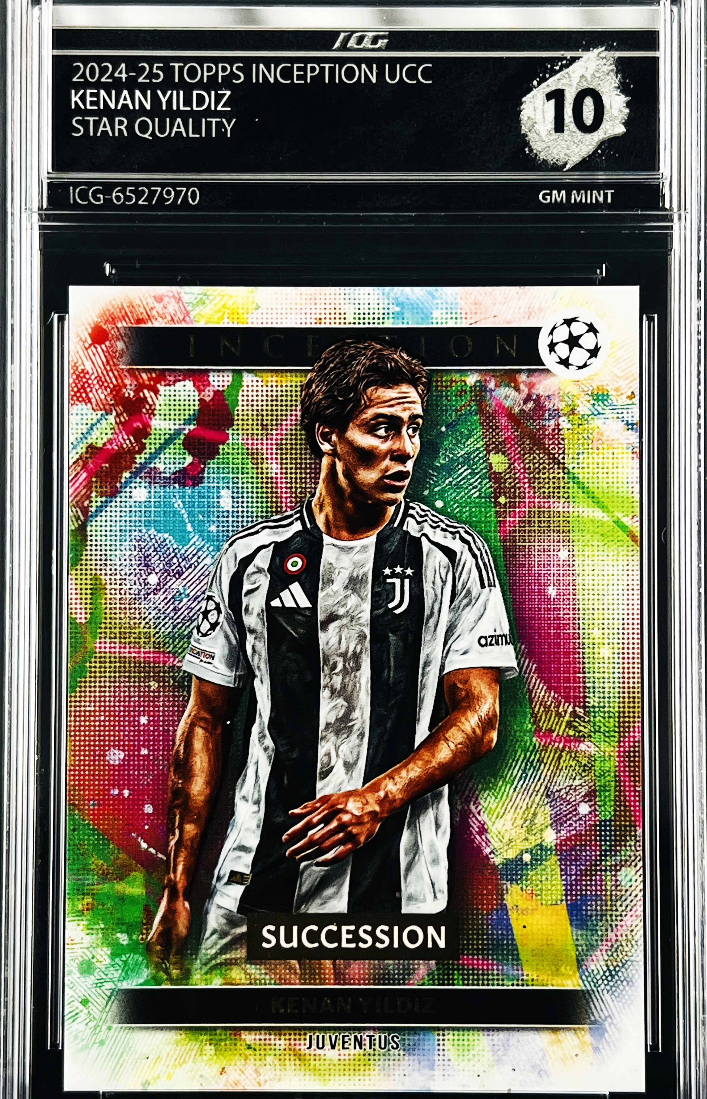 KENAN YILDIZ · 2024-25 TOPPS INCEPTION UCC · STAR QUALITY
