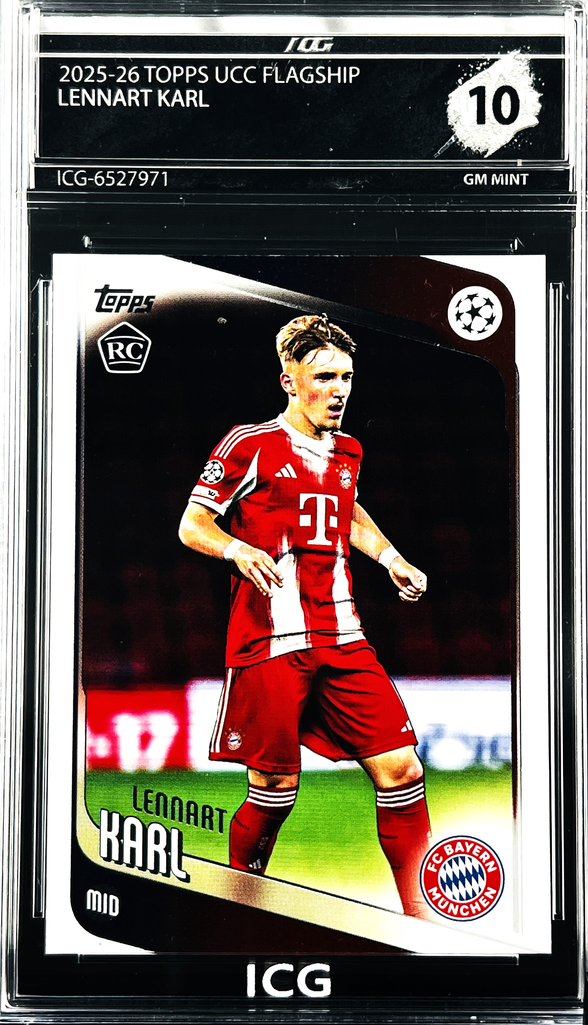 LENNART KARL · 2025-26 TOPPS UCC FLAGSHIP