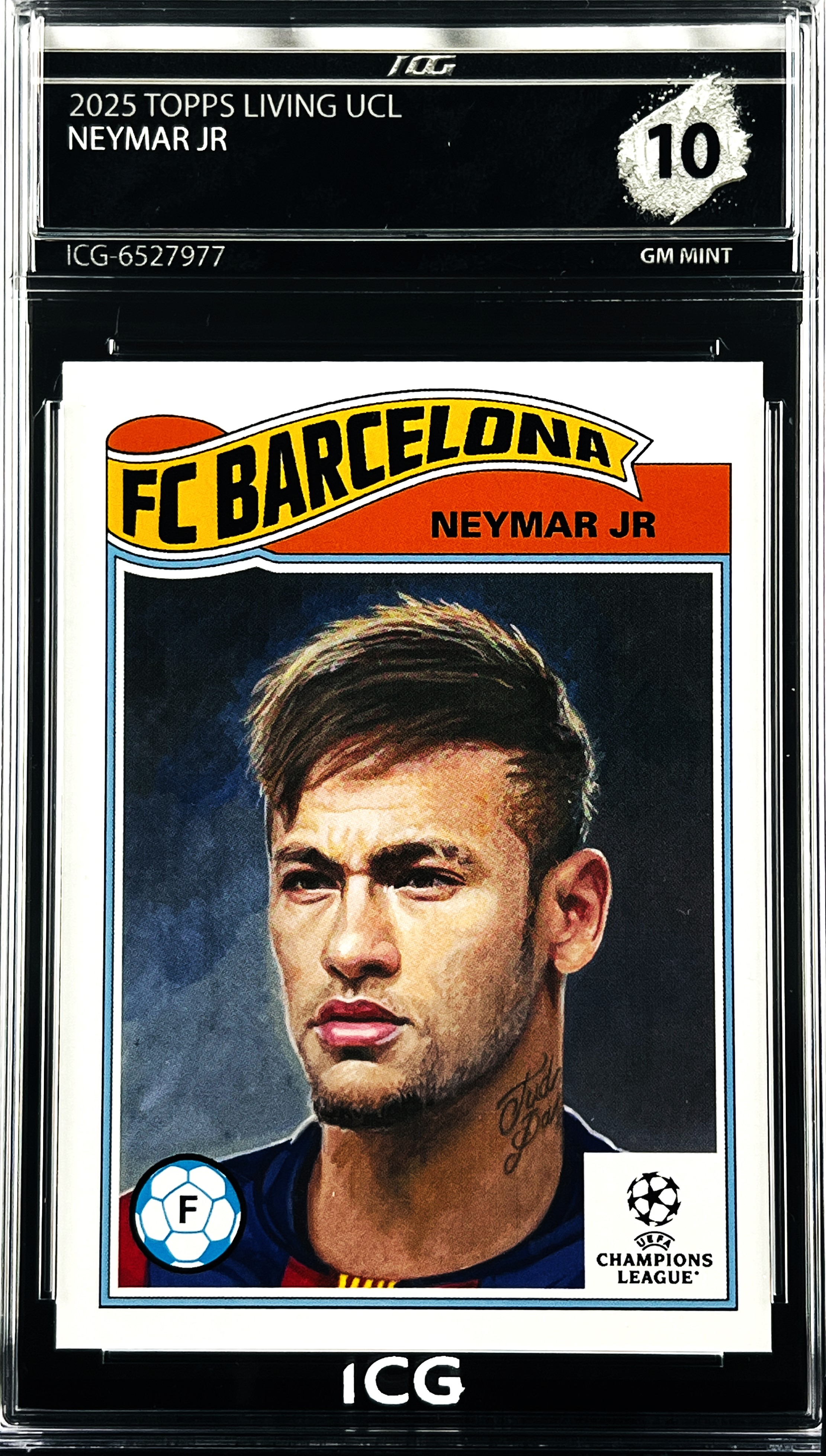 NEYMAR JR · 2025 TOPPS LIVING UCL