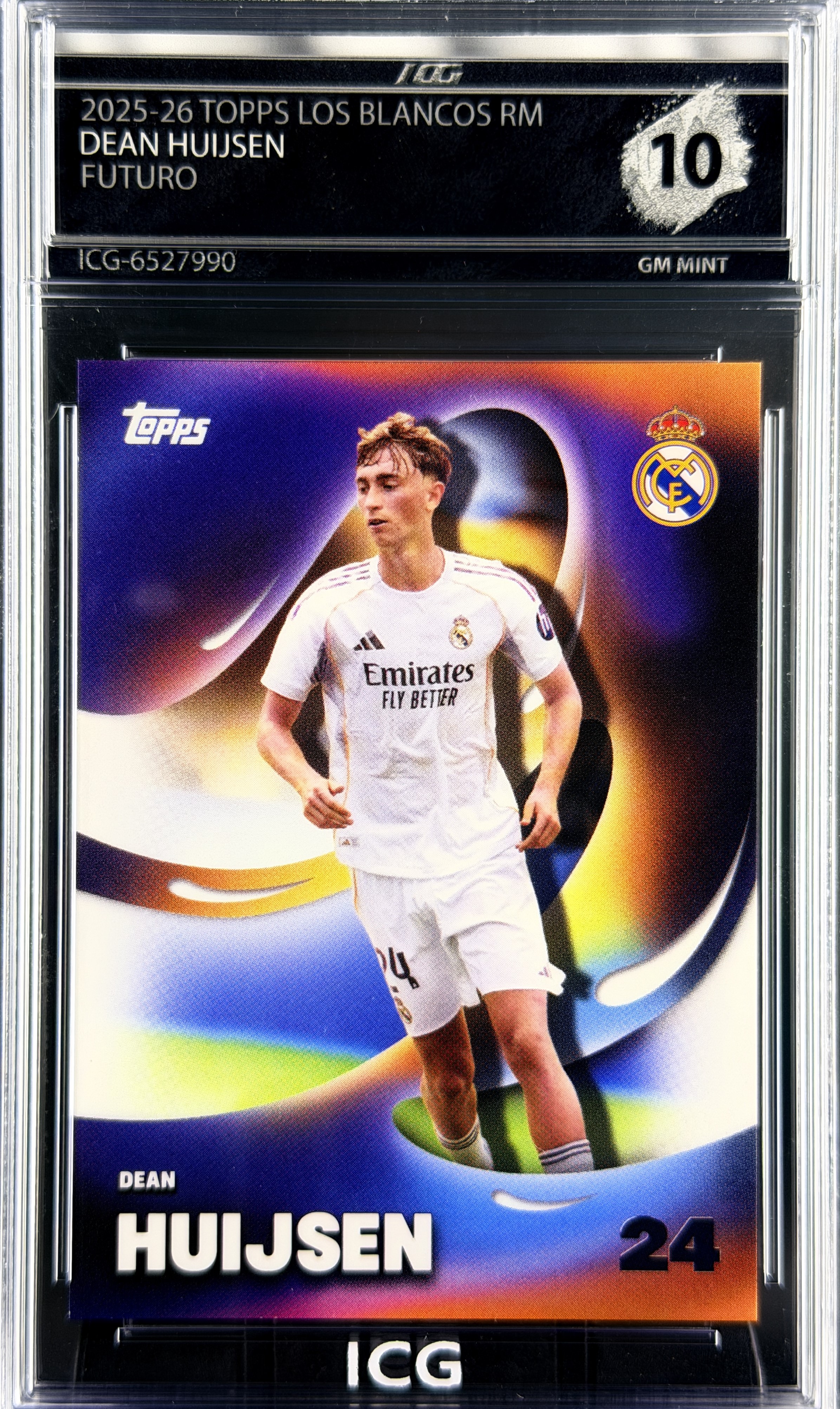 DEAN HUIJSEN · 2025-26 TOPPS LOS BLANCOS REAL MADRID · FUTURO