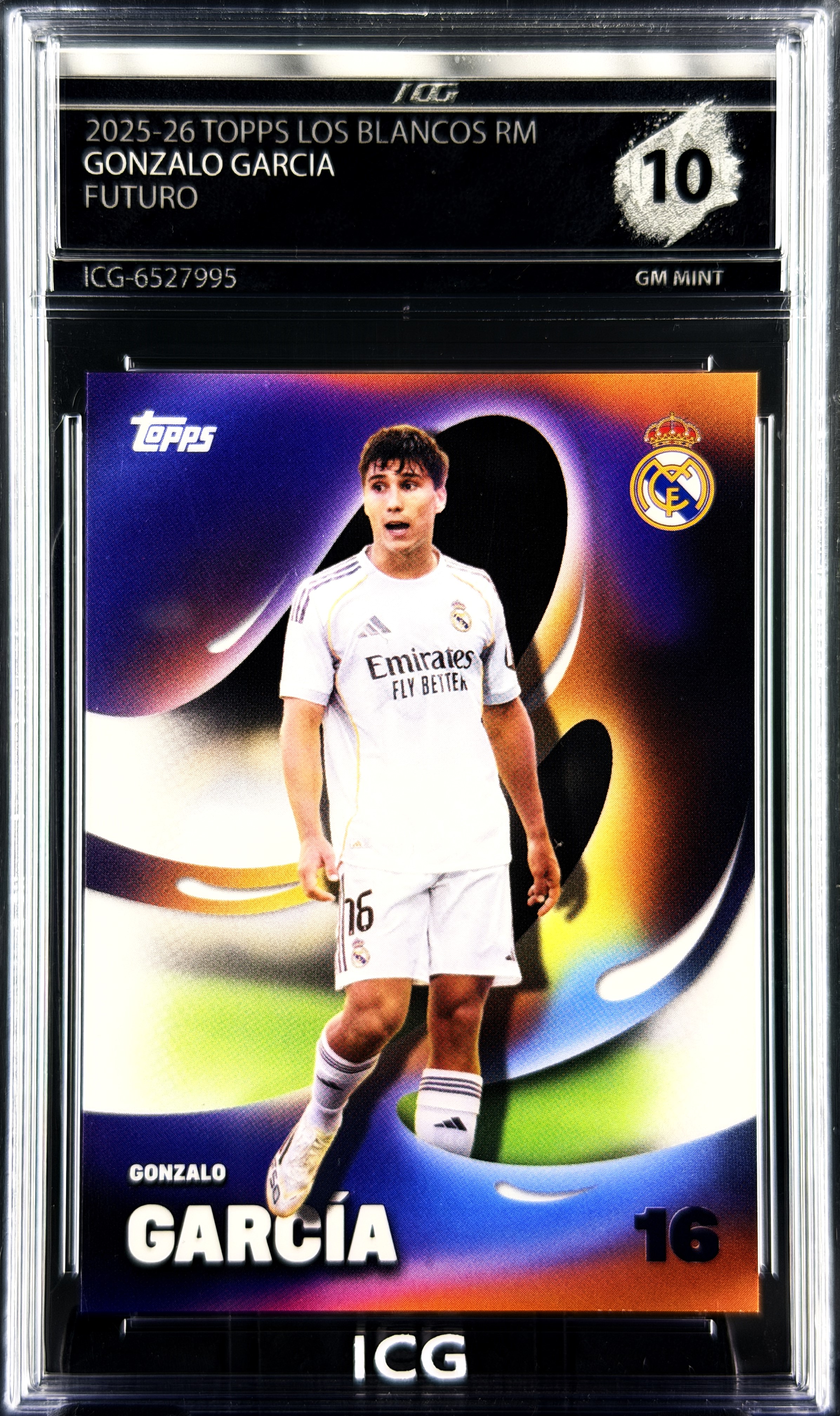 GONZALO GARCIA · 2025-26 TOPPS LOS BLANCOS REAL MADRID · FUTURO