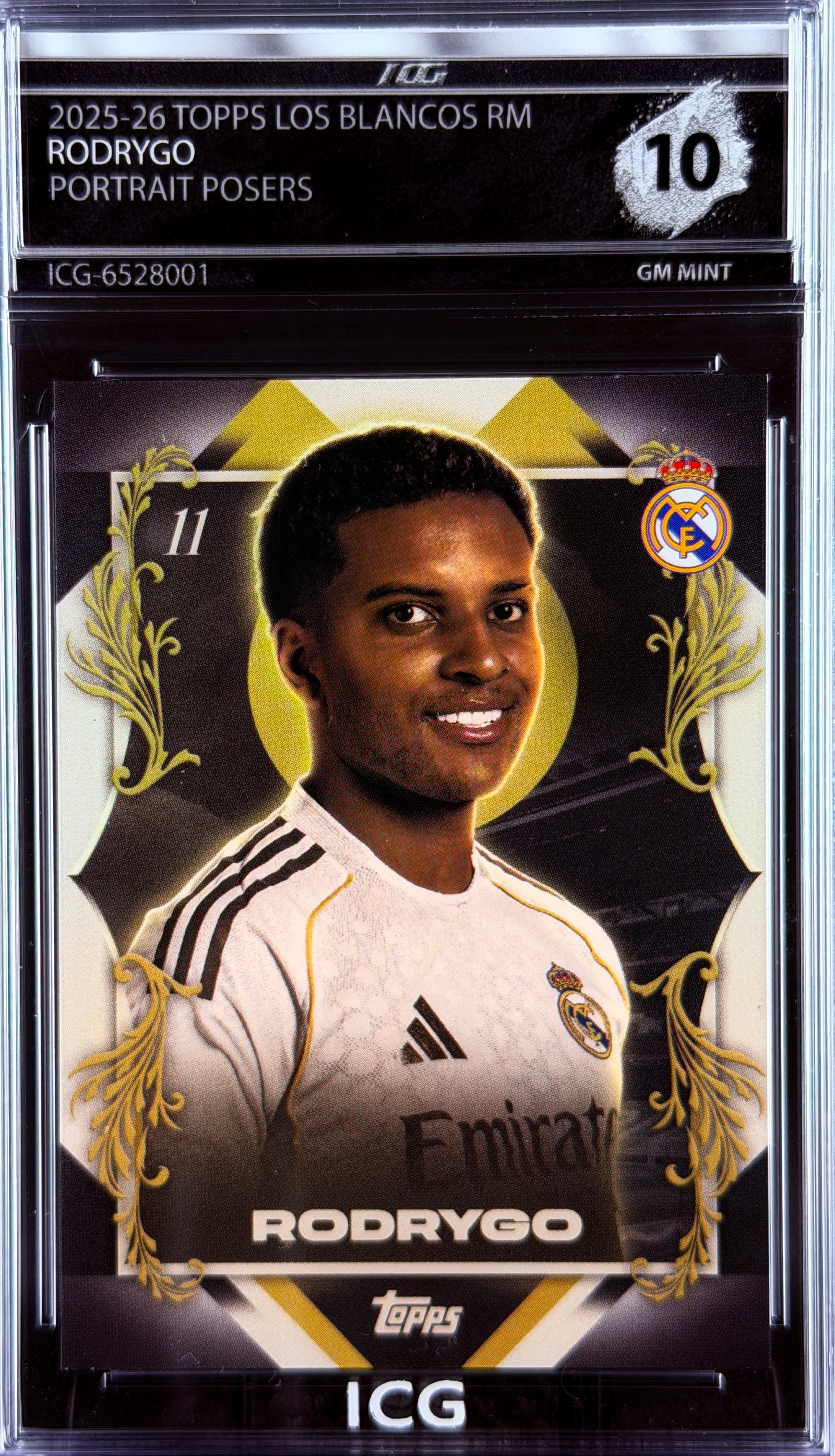 RODRYGO · 2025-26 TOPPS LOS BLANCOS REAL MADRID · PORTRAIT POSERS