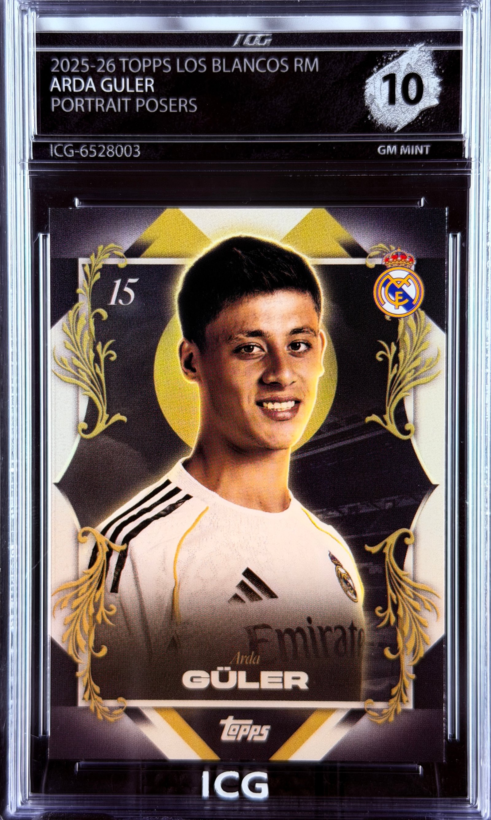 ARDA GULER · 2025-26 TOPPS LOS BLANCOS REAL MADRID · PORTRAIT POSERS