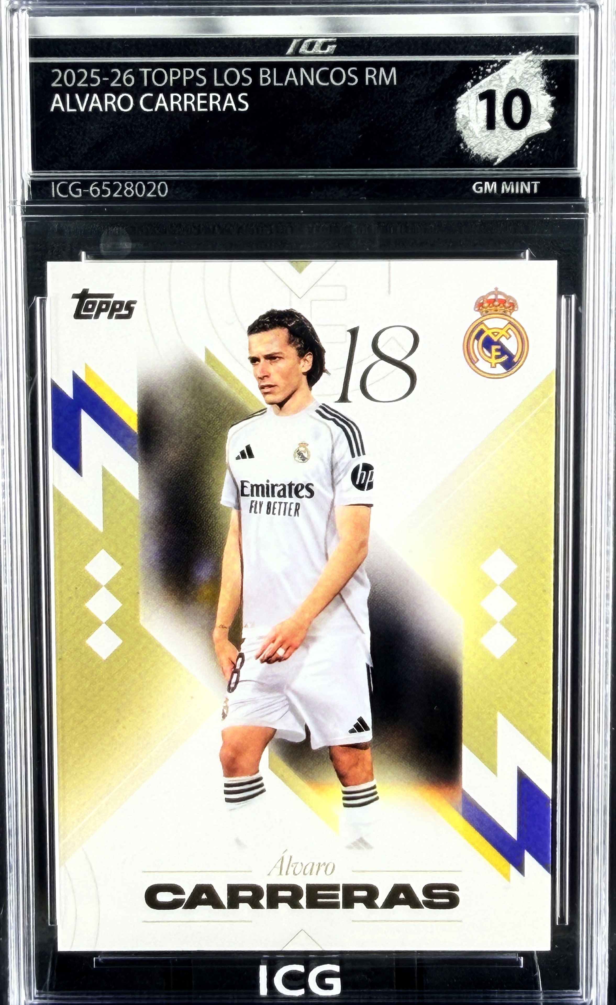 ALVARO CARRERAS · 2025-26 TOPPS LOS BLANCOS REAL MADRID