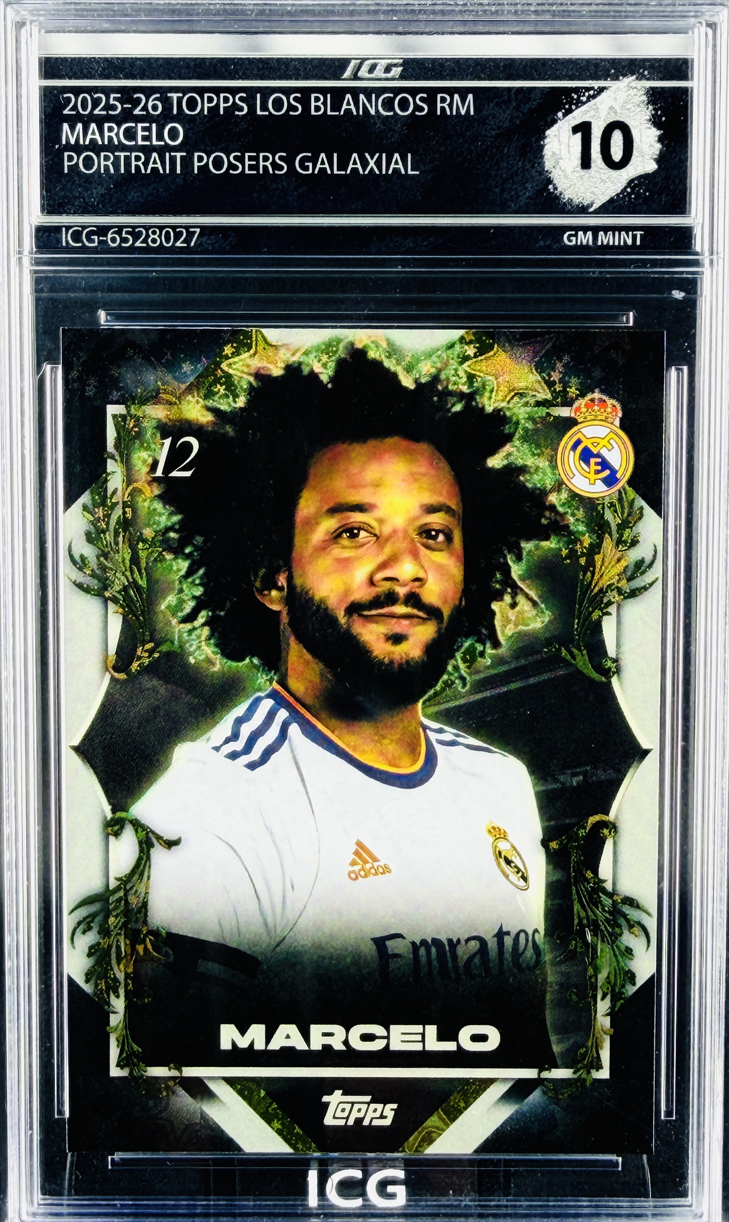 MARCELO · 2025-26 TOPPS LOS BLANCOS REAL MADRID · PORTRAIT POSERS GALAXIAL