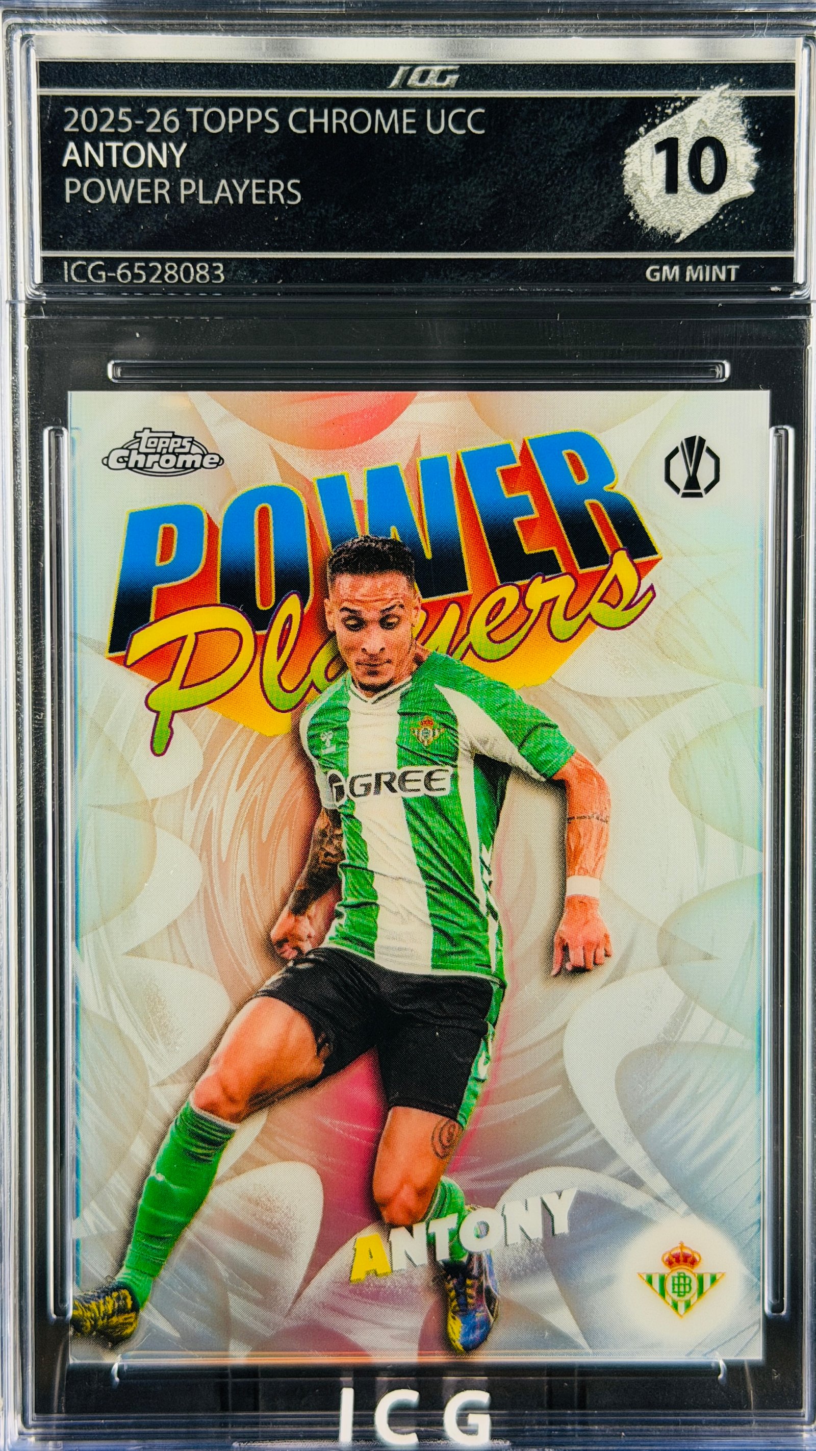 ANTONY · 2025-26 TOPPS CHROME UCC · POWER PLAYERS