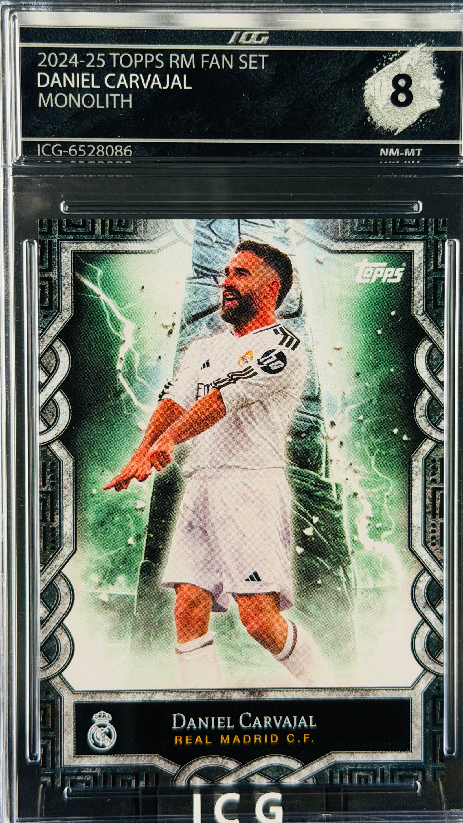 DANIEL CARVAJAL · 2024-25 TOPPS RM FAN SET · MONOLITH