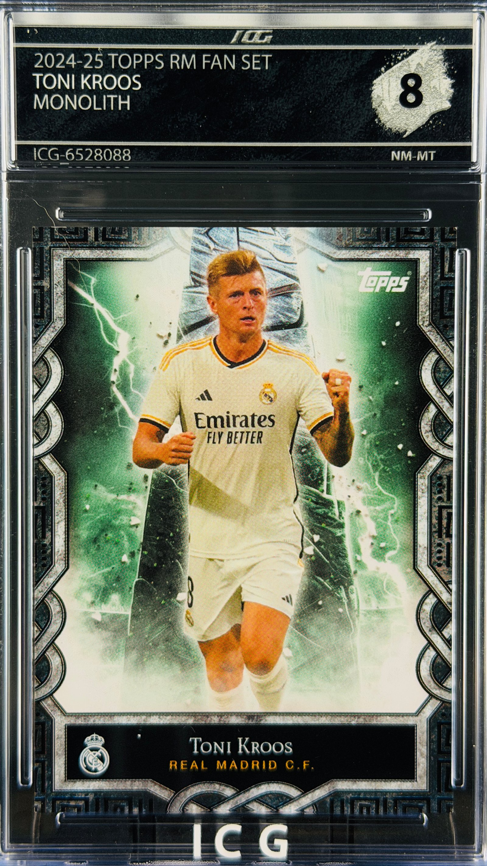 TONI KROOS · 2024-25 TOPPS RM FAN SET · MONOLITH