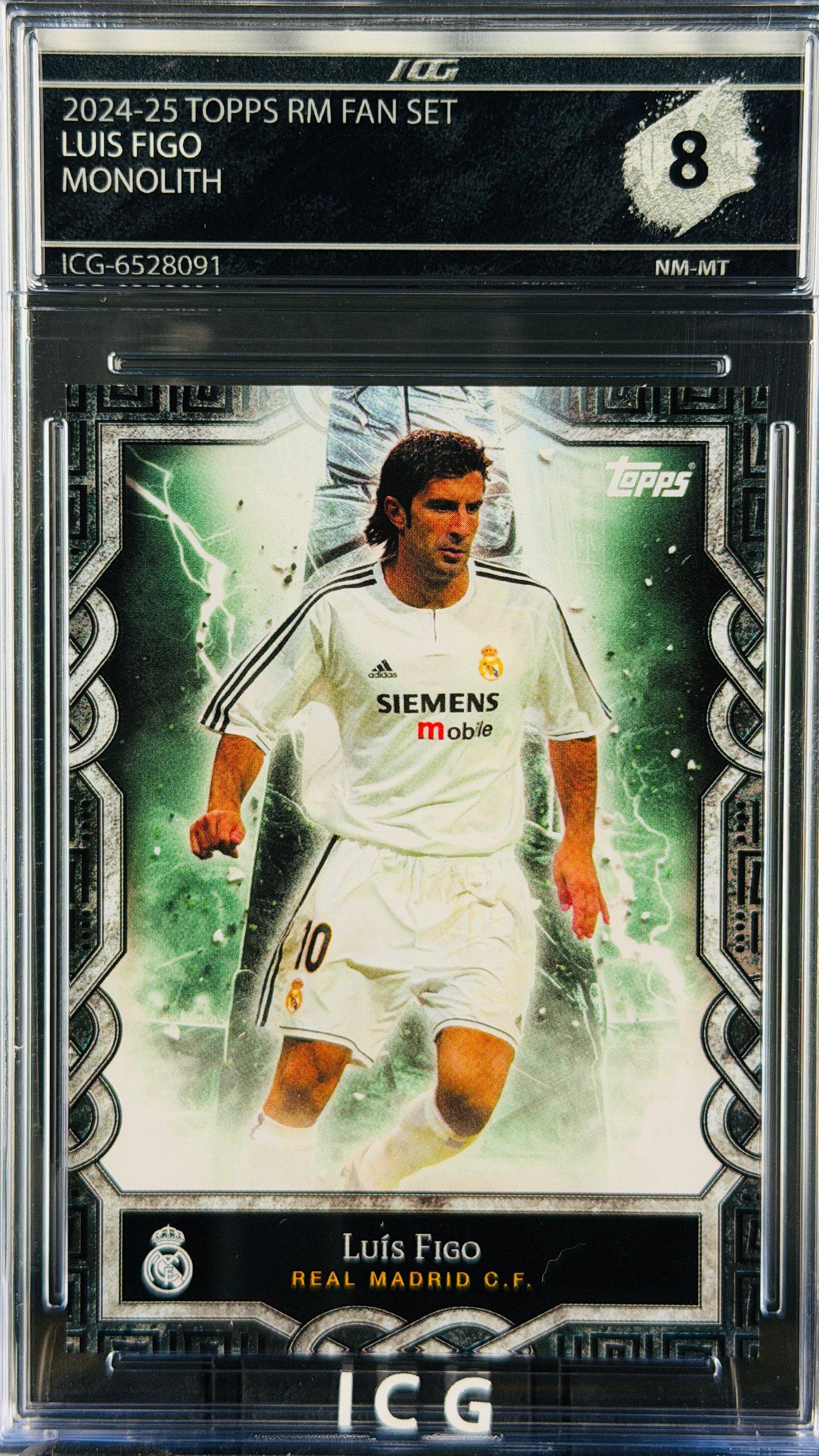 LUIS FIGO · 2024-25 TOPPS RM FAN SET · MONOLITH