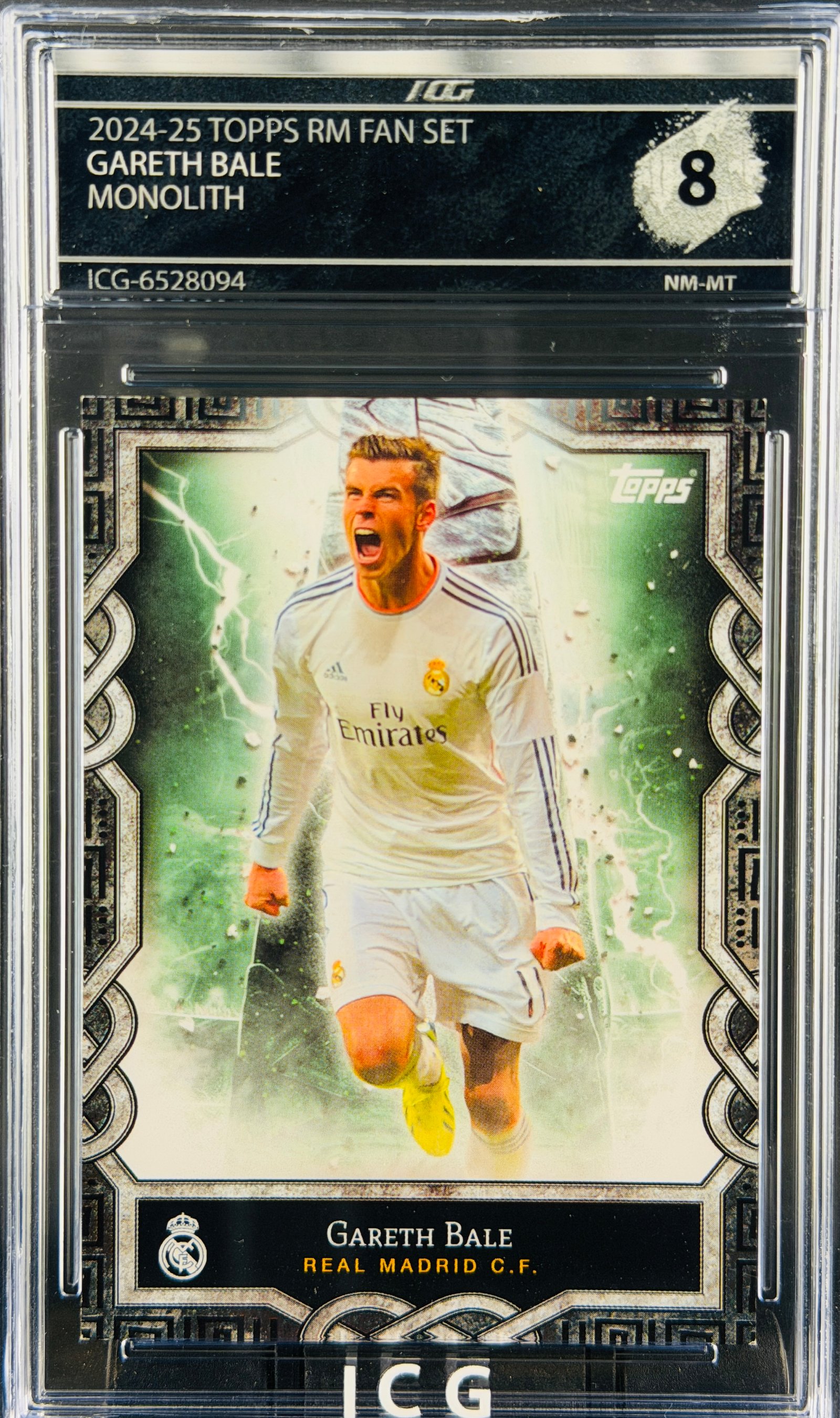 GARETH BALE · 2024-25 TOPPS RM FAN SET · MONOLITH