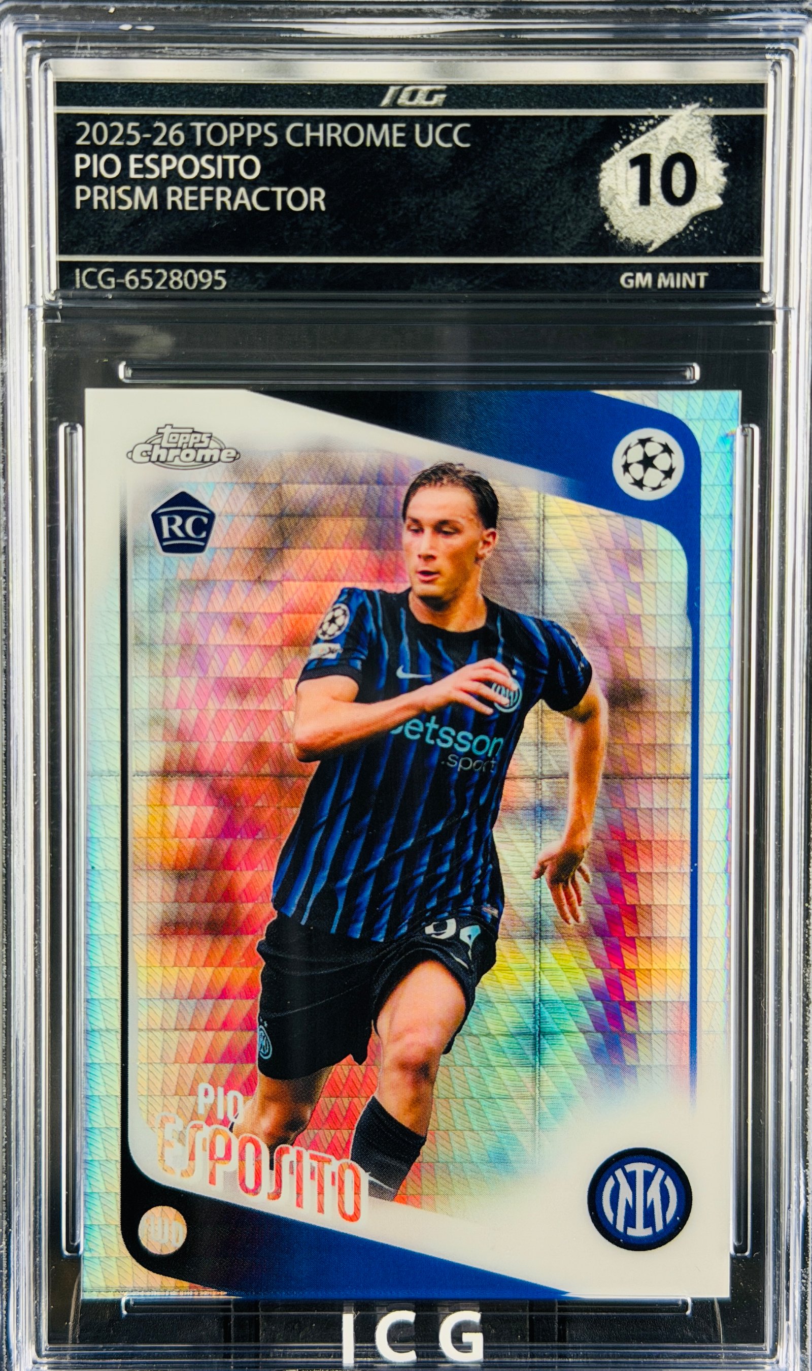 PIO ESPOSITO · 2025-26 TOPPS CHROME UCC · PRISM REFRACTOR