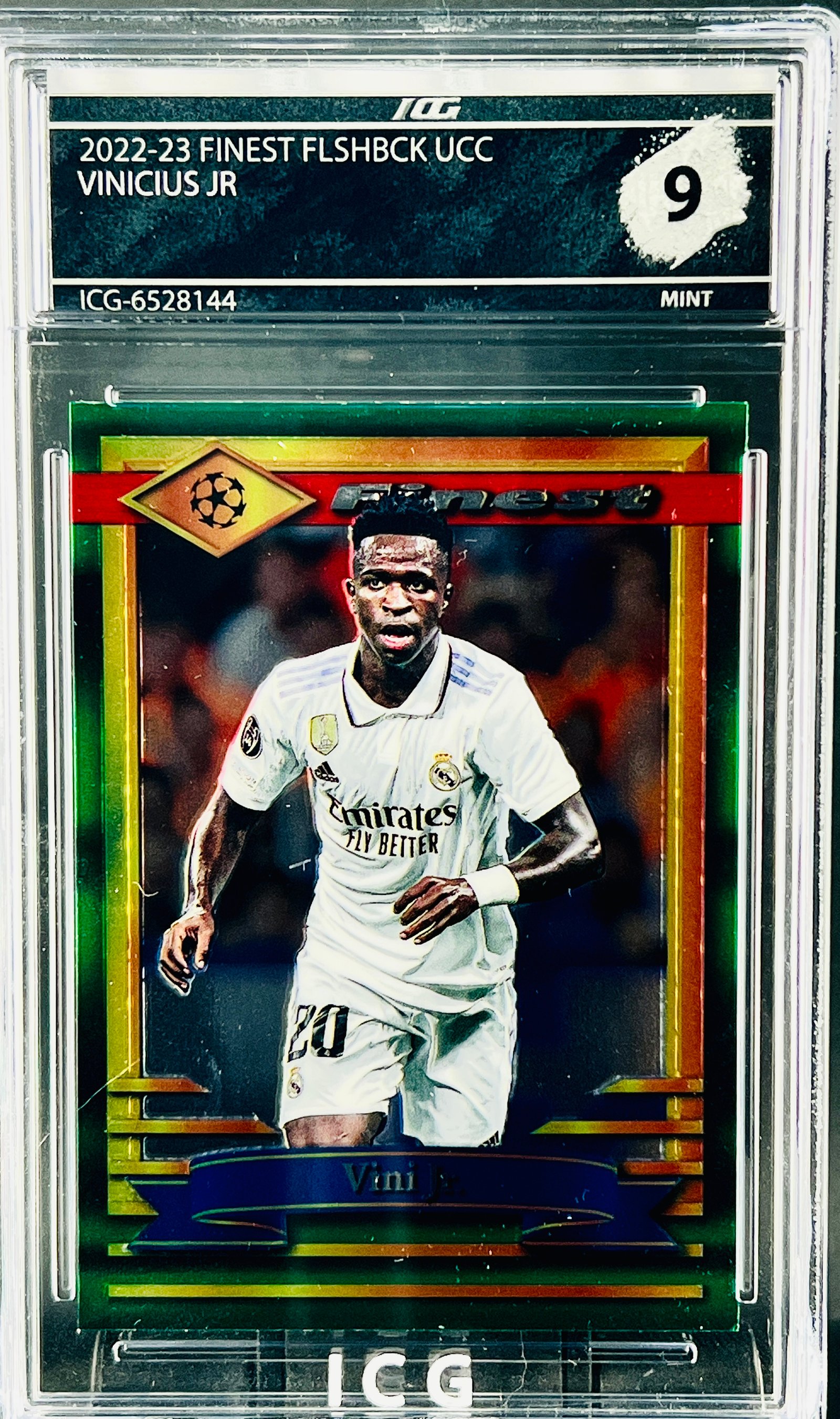 VINICIUS JR · 2022-23 FINEST FLSHBCK UCC