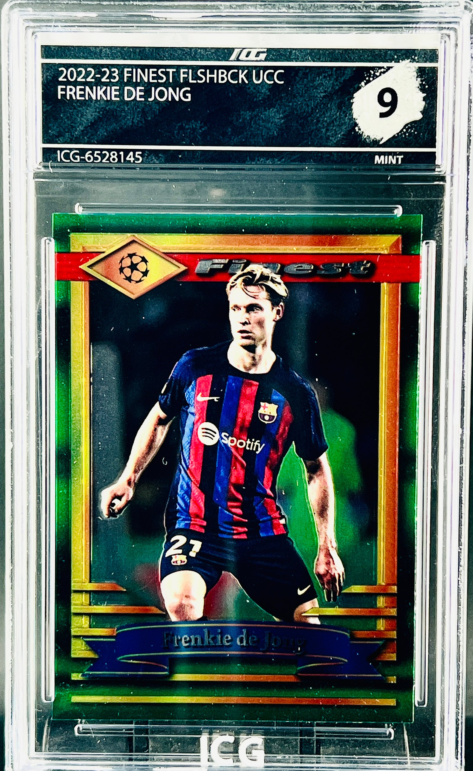 FRENKIE DE JONG · 2022-23 FINEST FLSHBCK UCC