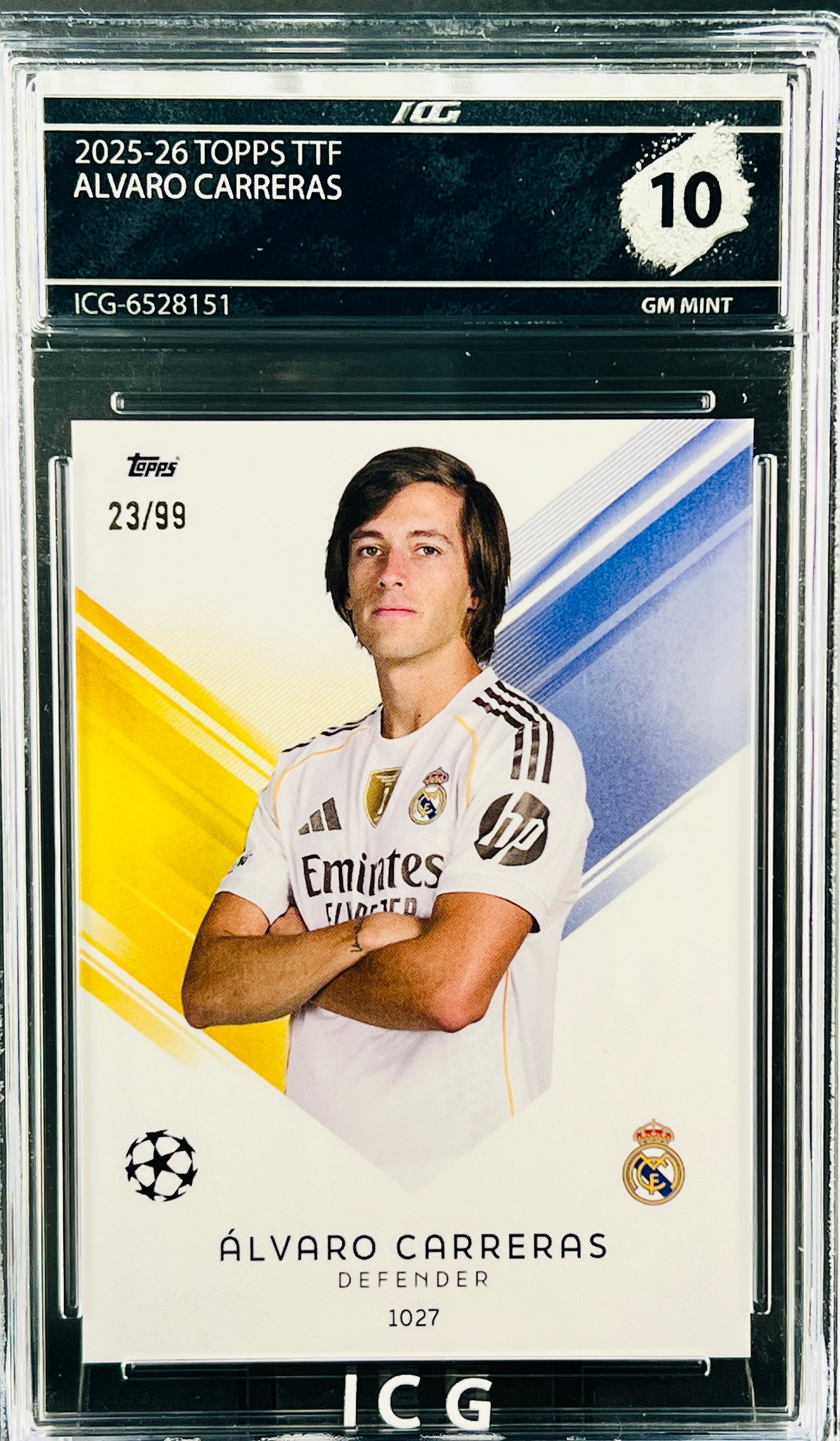 ALVARO CARRERAS · 2025-26 TOPPS TTF