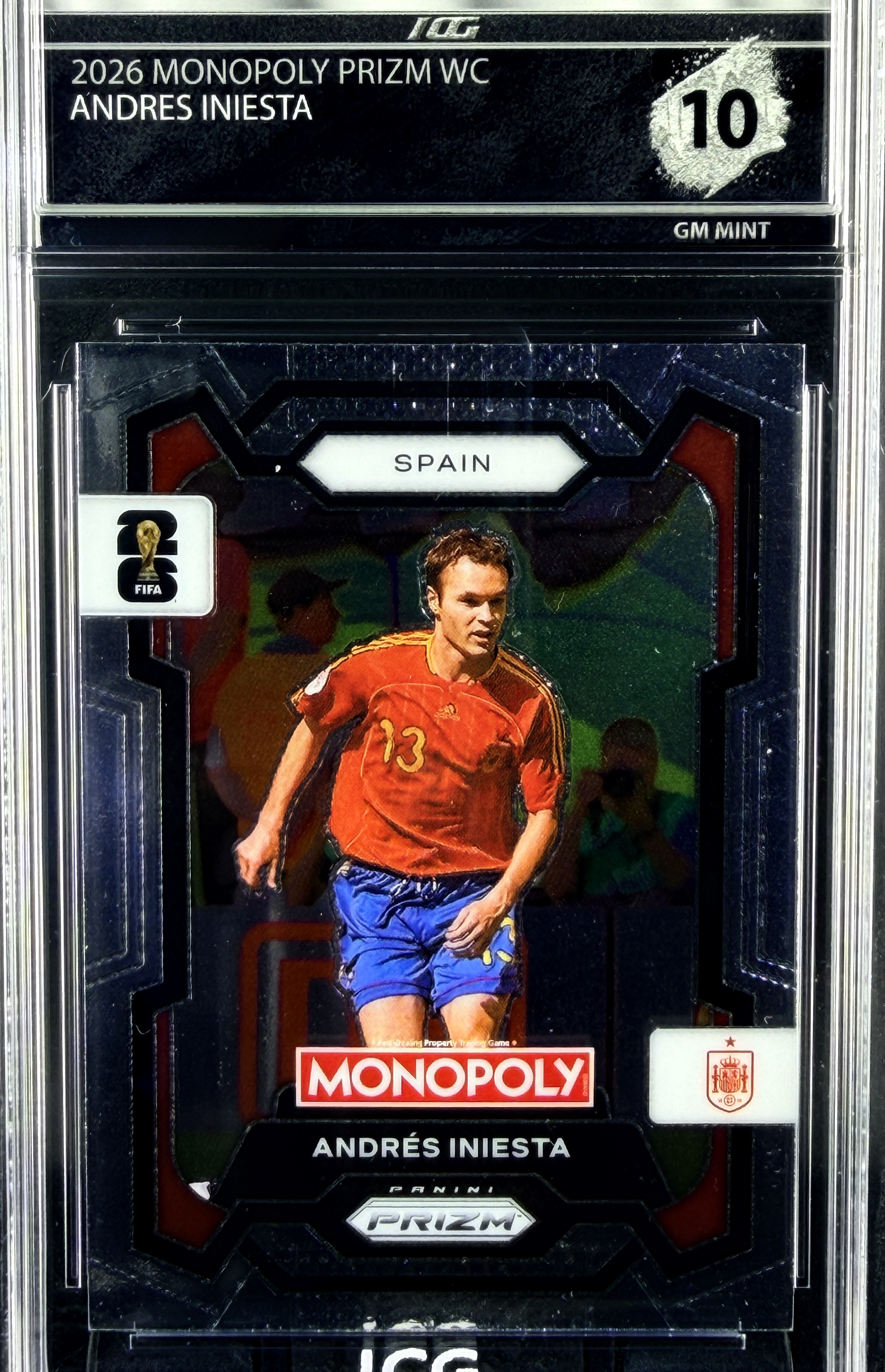 ANDRES INIESTA · 2026 MONOPOLY PRIZM WC