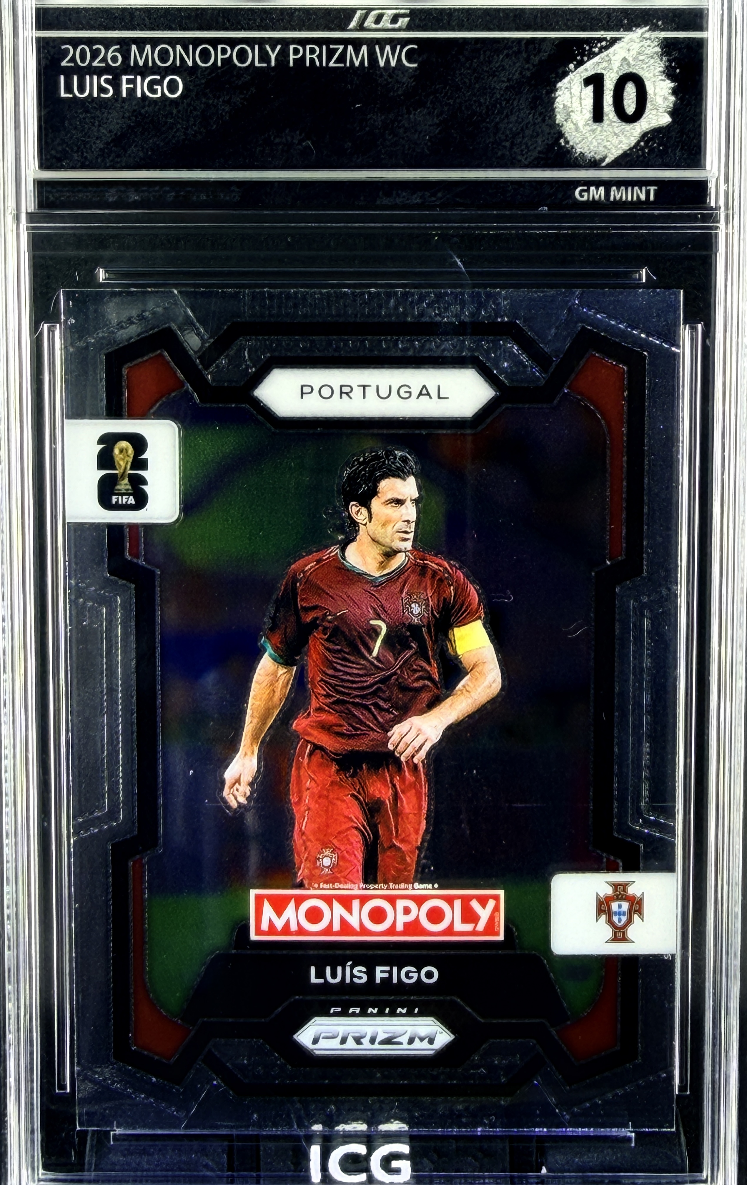 LUIS FIGO · 2026 MONOPOLY PRIZM WC