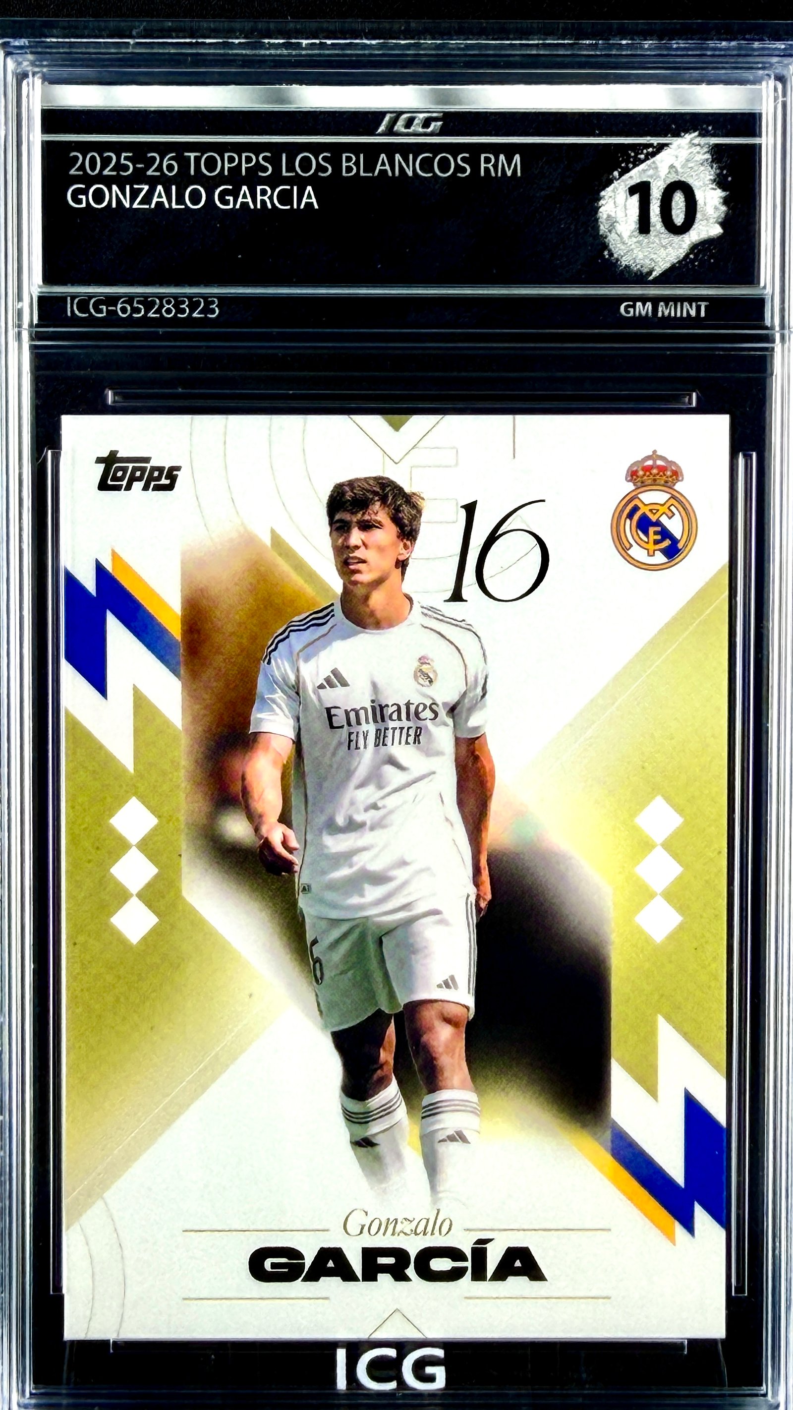 GONZALO GARCIA · 2025-26 TOPPS LOS BLANCOS RM
