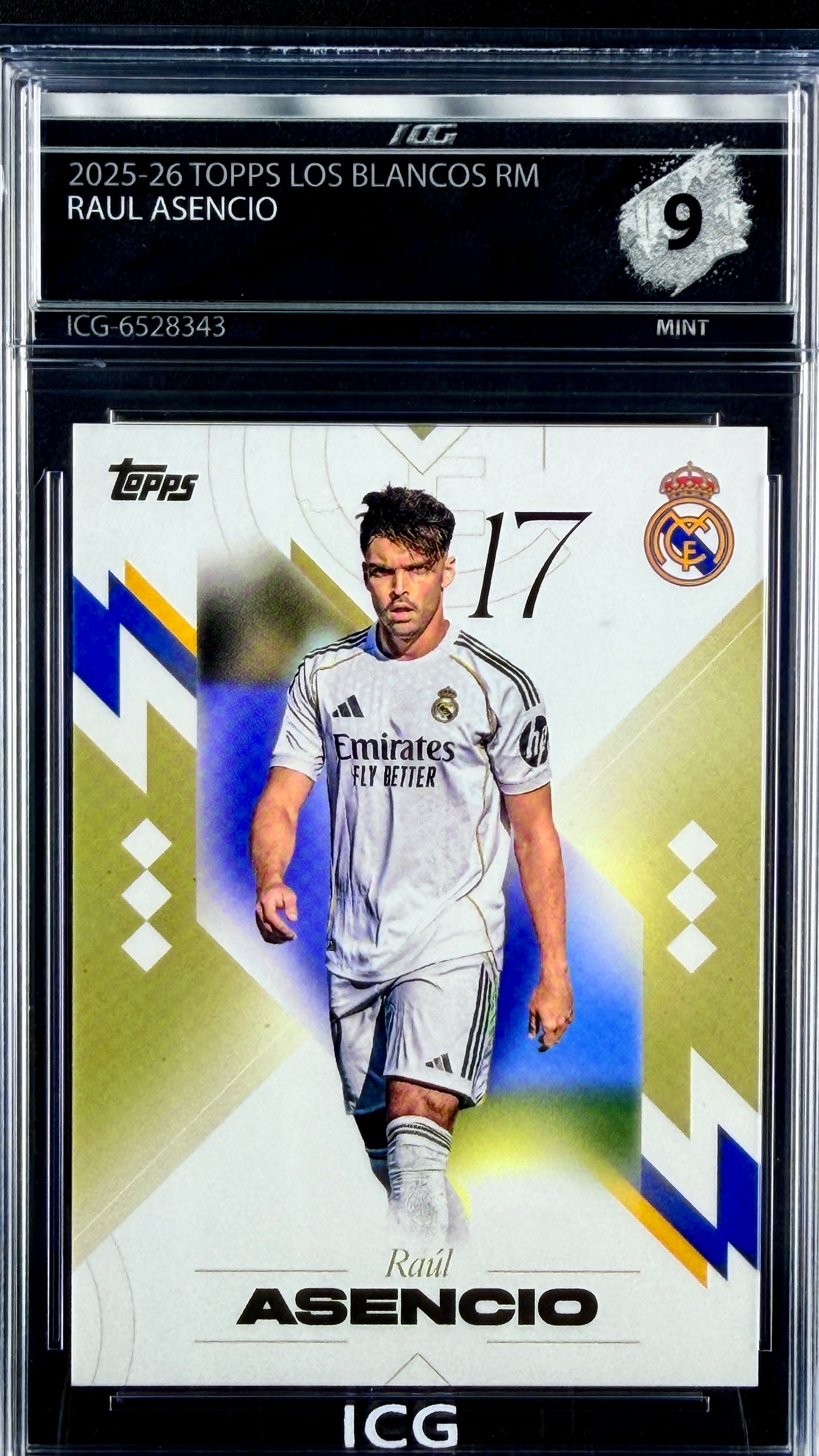 RAUL ASENCIO · 2025-26 TOPPS LOS BLANCOS RM